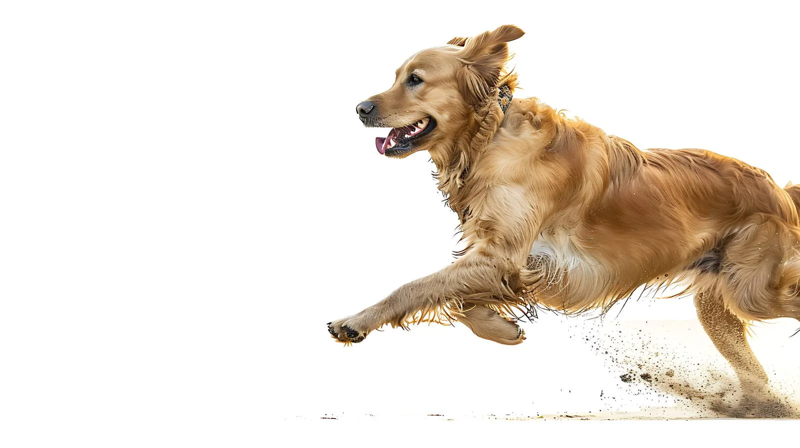 Dog Running on Beach Concept Image — free download from Dotvec