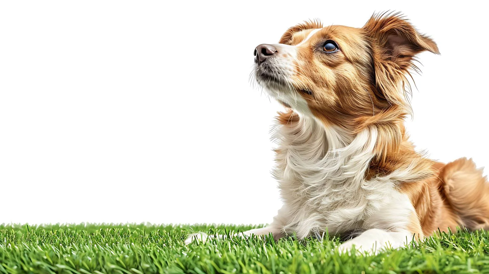 Tranquil Dog on Grass — free download from Dotvec