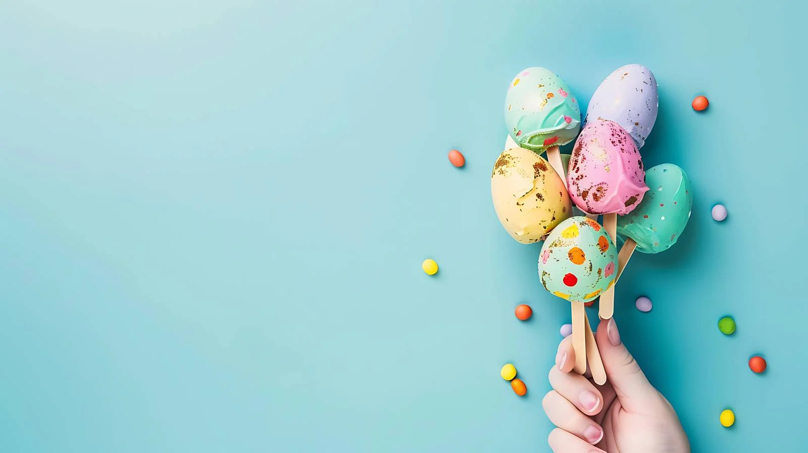 Colorful Doll Holding Popsicle Ice Cream — free download from Dotvec