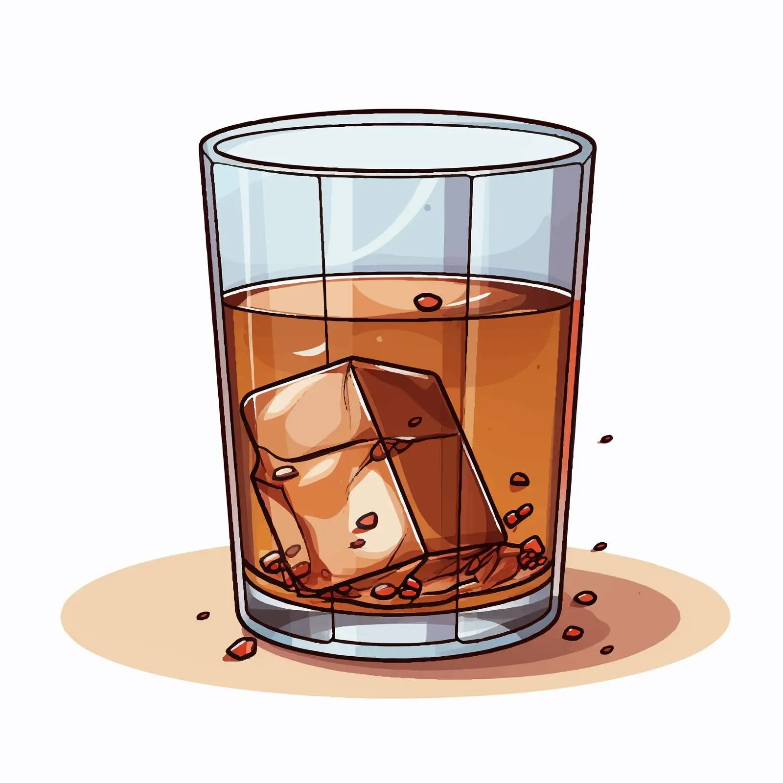 Cartoon No Drinking Symbol Vector Illustration — free download from Dotvec