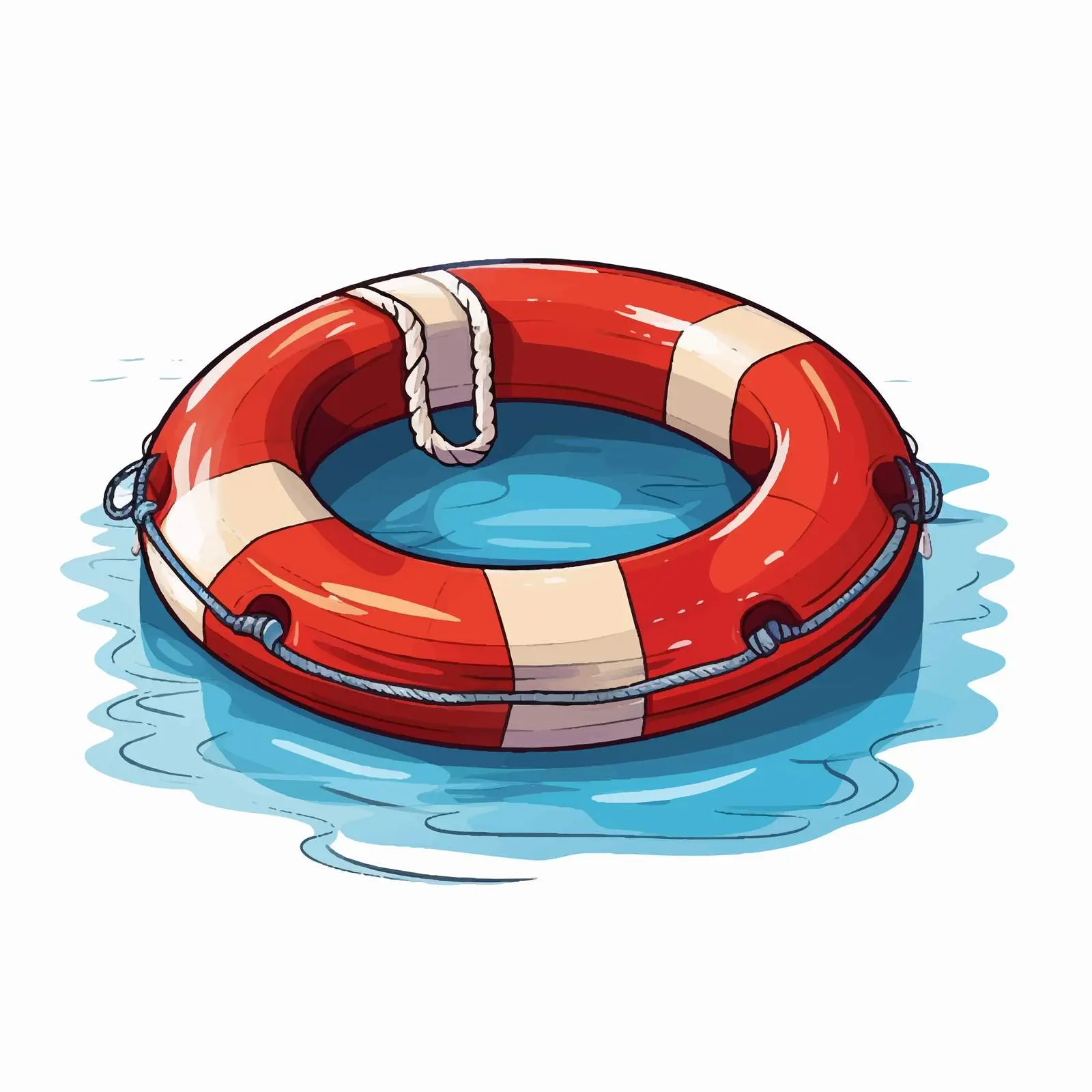 No Swimming Warning Symbol Cartoon Vector Illustration – free warning image from Dotvec
