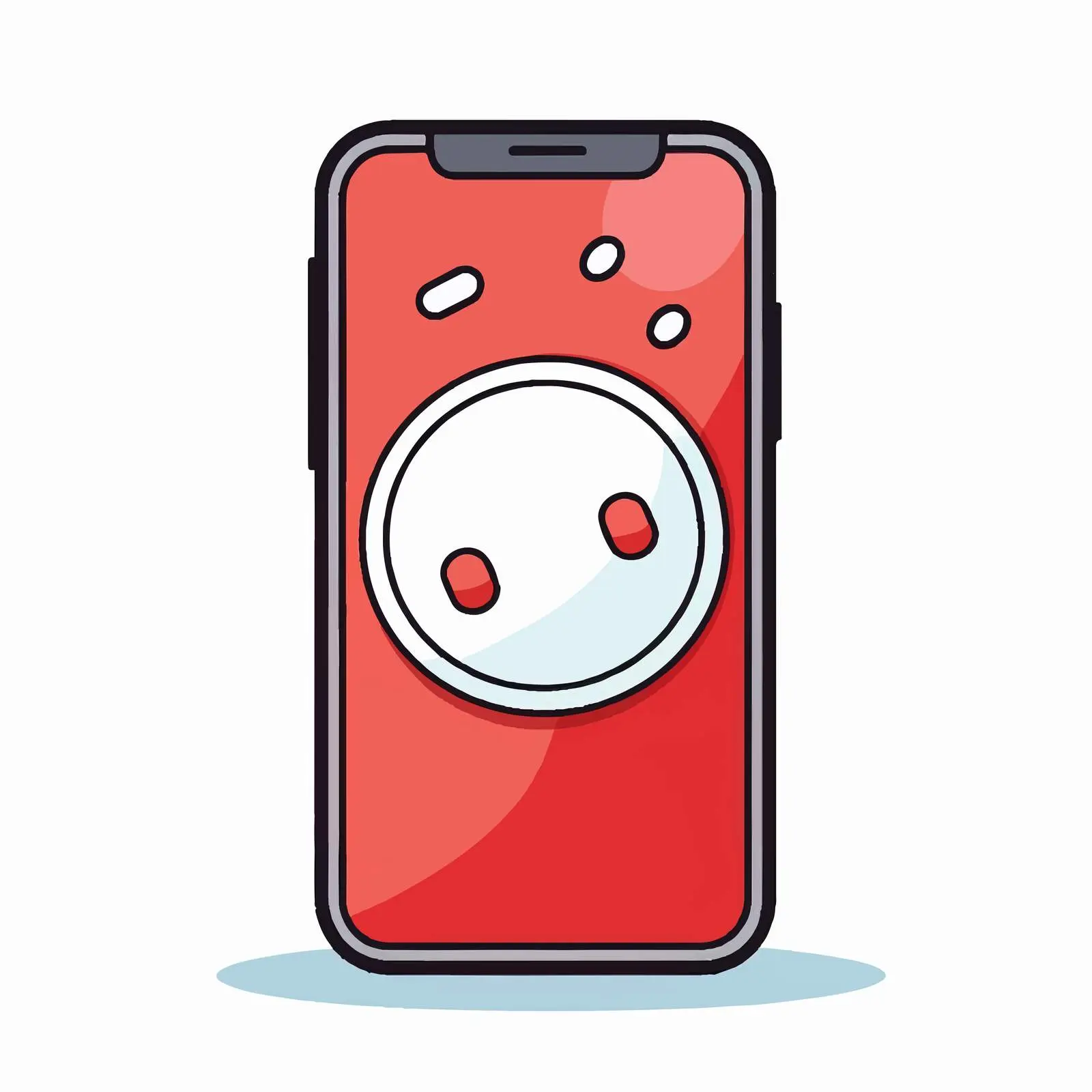 Vector Illustration of No Mobile Phones Symbol – free warning image from Dotvec