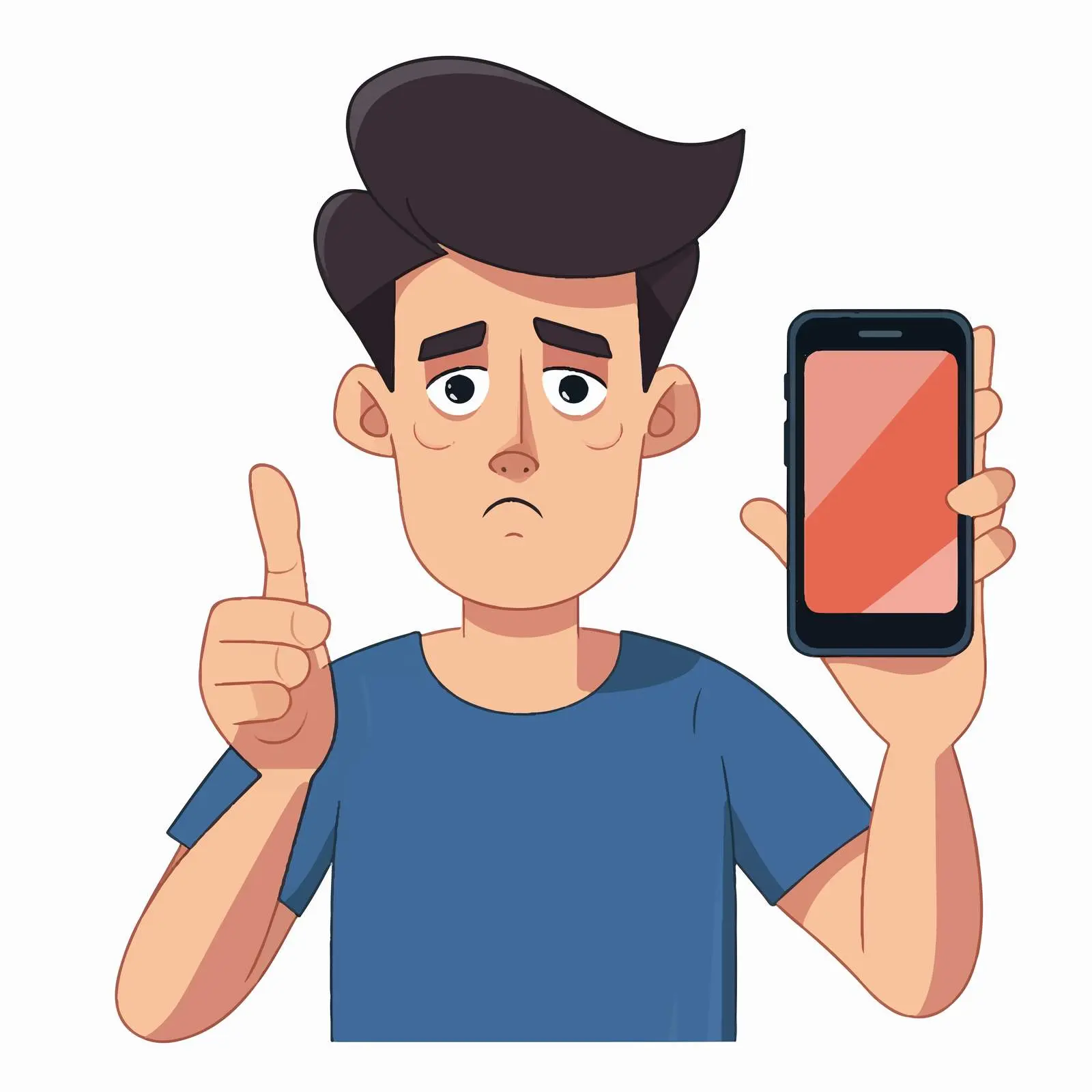 No Mobile Phones Symbol Vector Illustration – free warning image from Dotvec