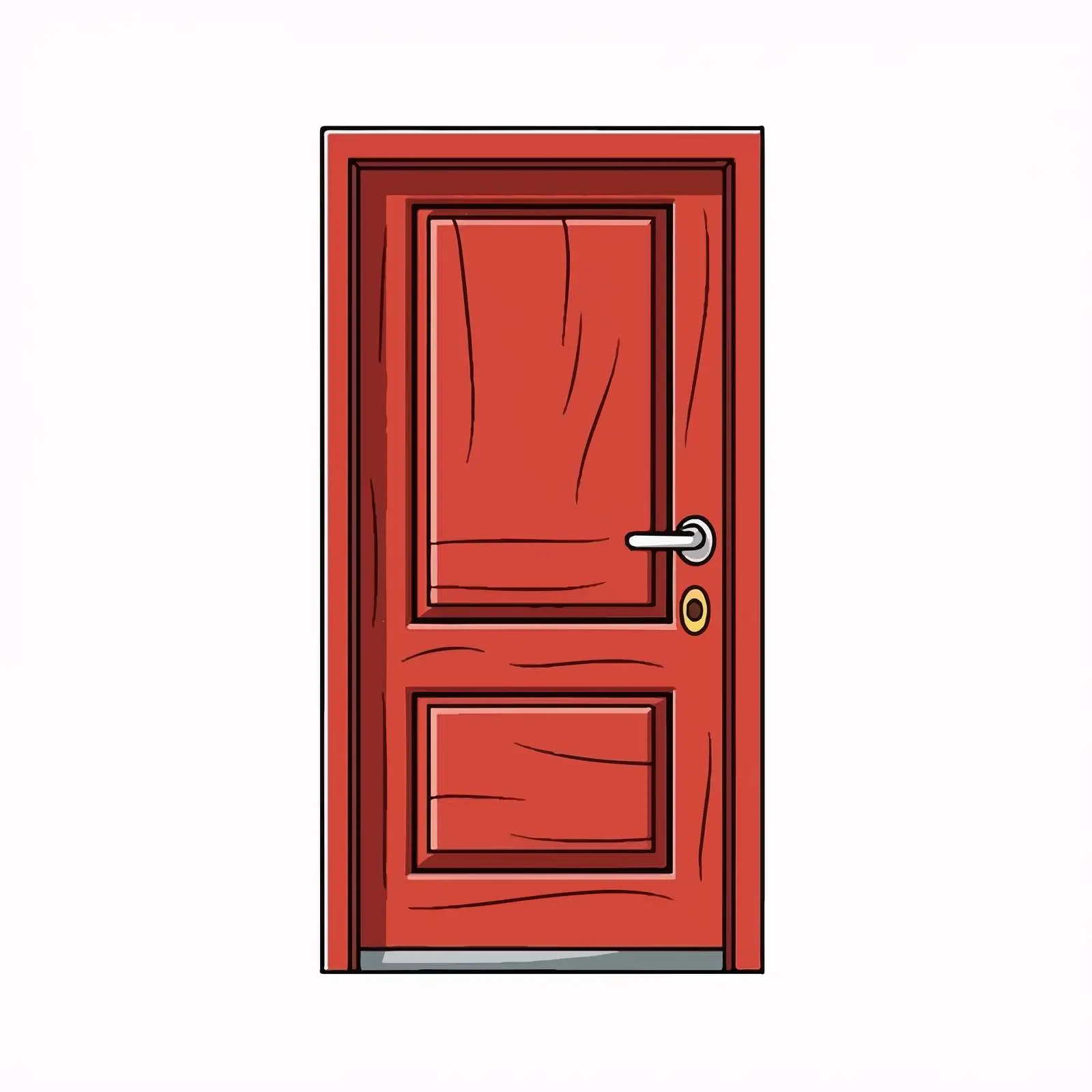 Cartoon Door Vector Illustration Design — free download from Dotvec