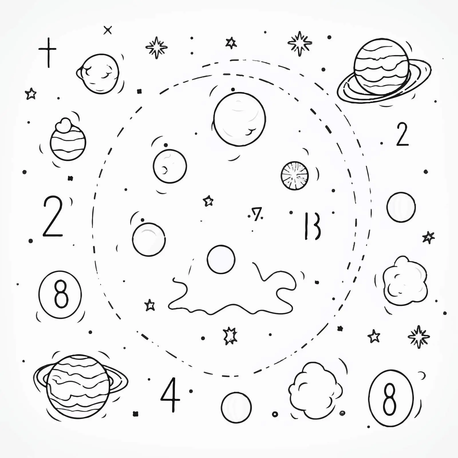 Dot to Dot Handwriting Practice Vector Image – free student engagement image from Dotvec