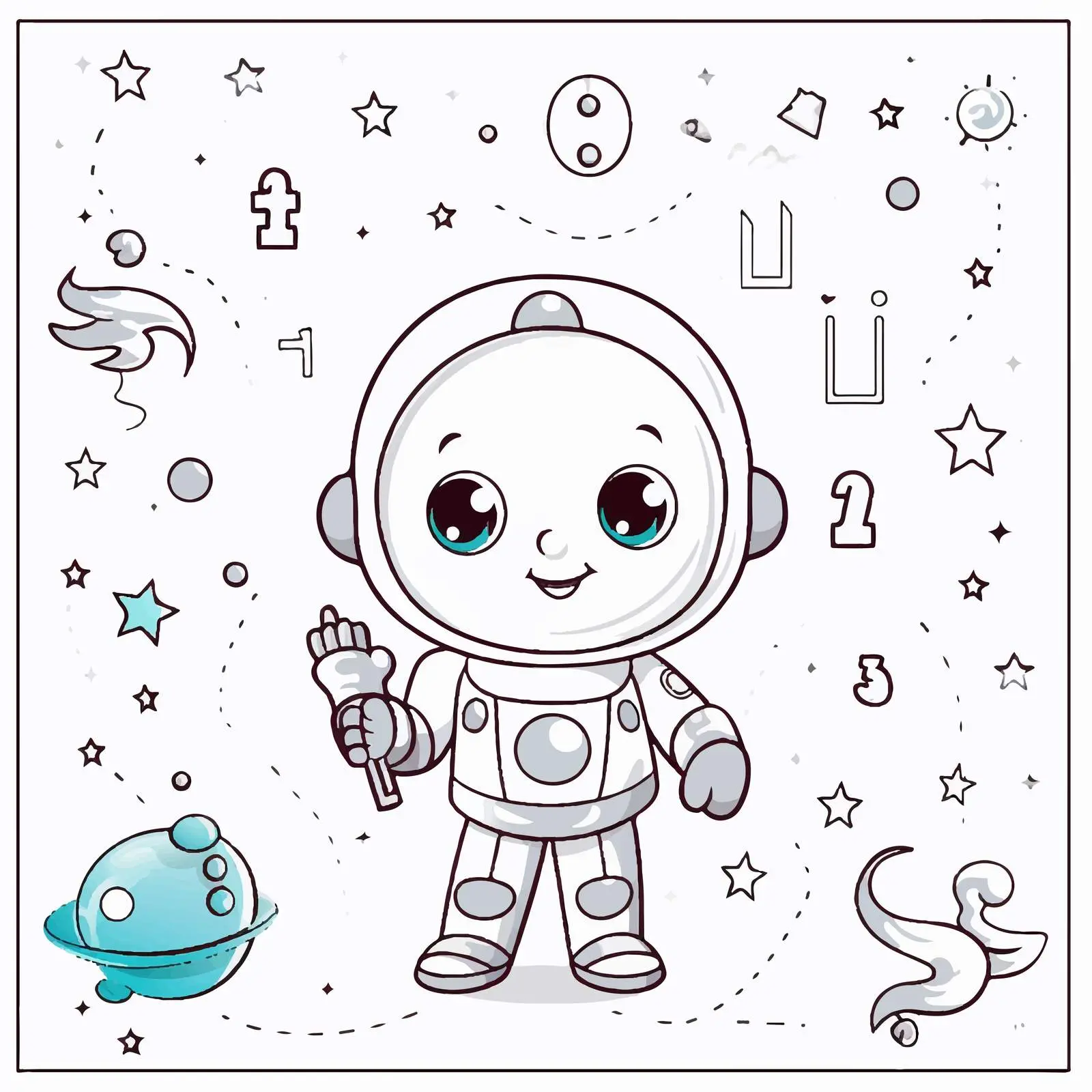 Dot to Dot Handwriting Practice for Number Learning – free milestones image from Dotvec