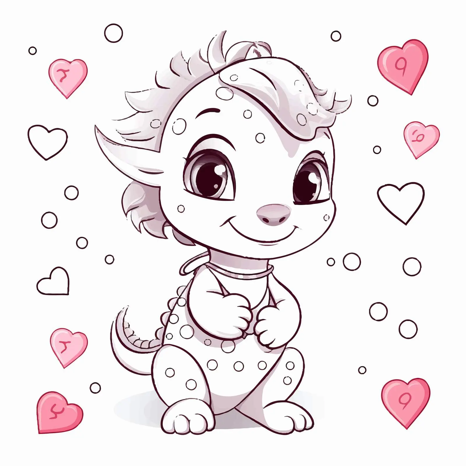 Dot to Dot Valentine's Day Activity for Kids – free holiday activities image from Dotvec