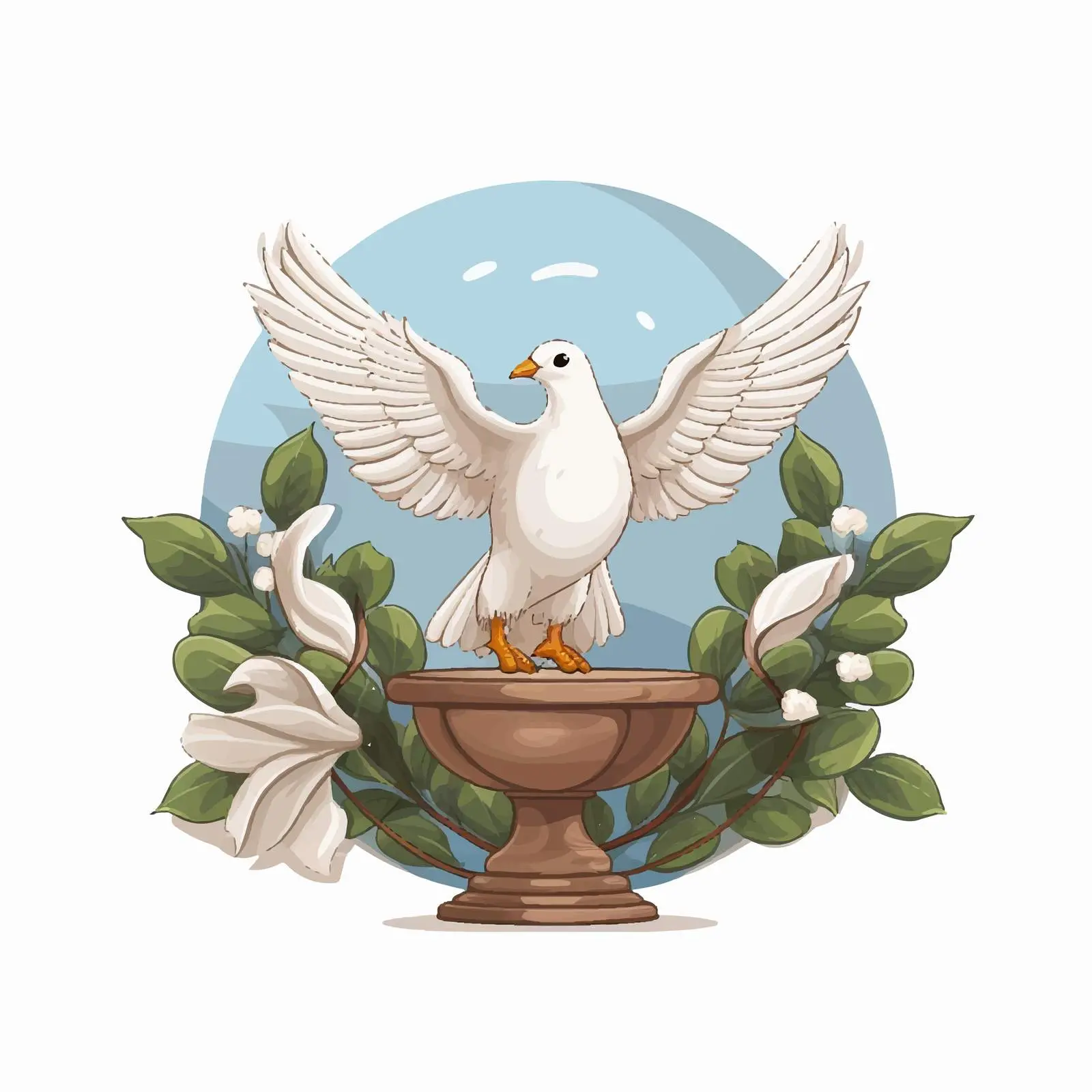 Dove and Gavel Symbolizing Peace and Justice — free download from Dotvec