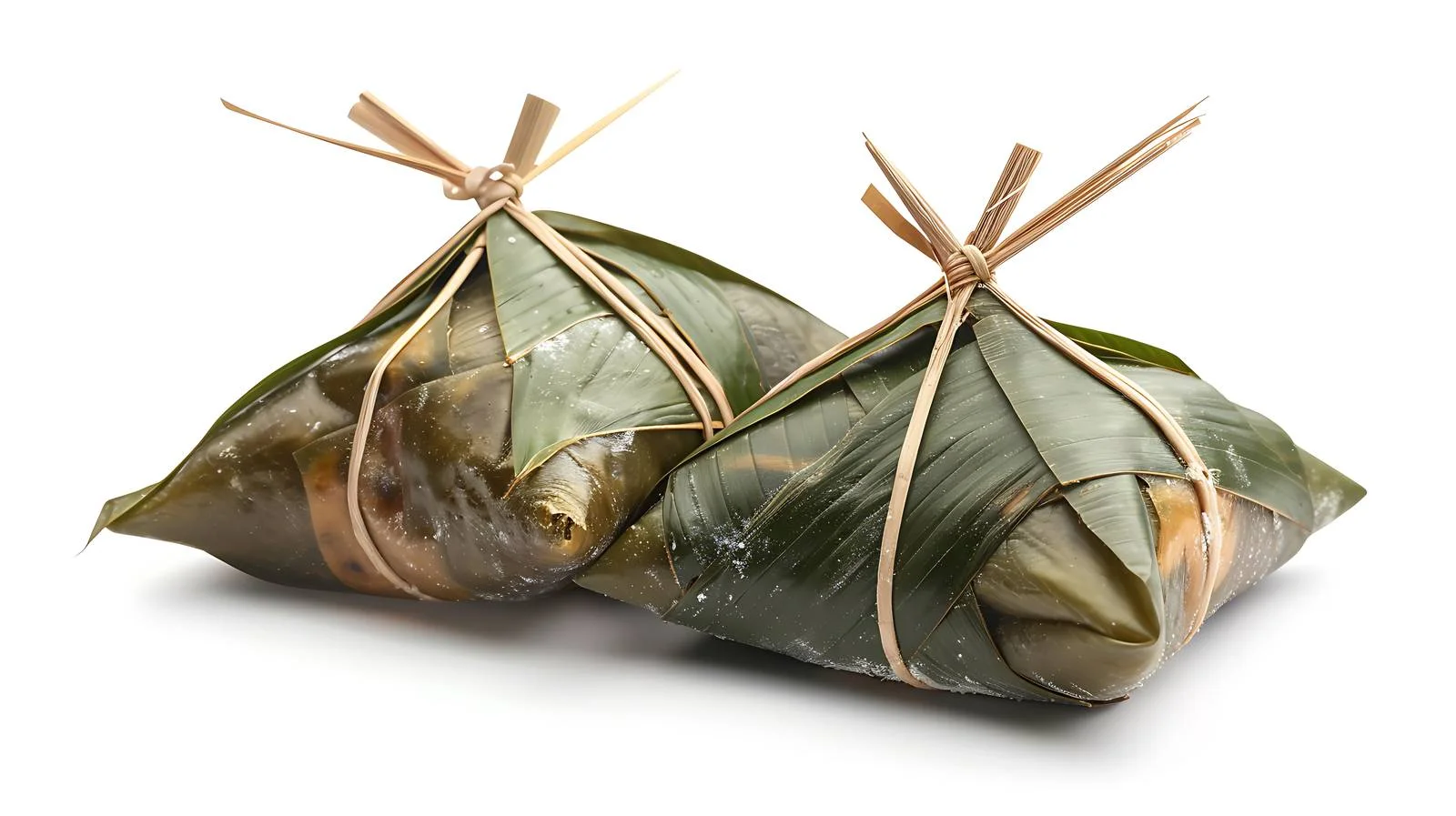 Traditional Zongzi on White Background — free download from Dotvec