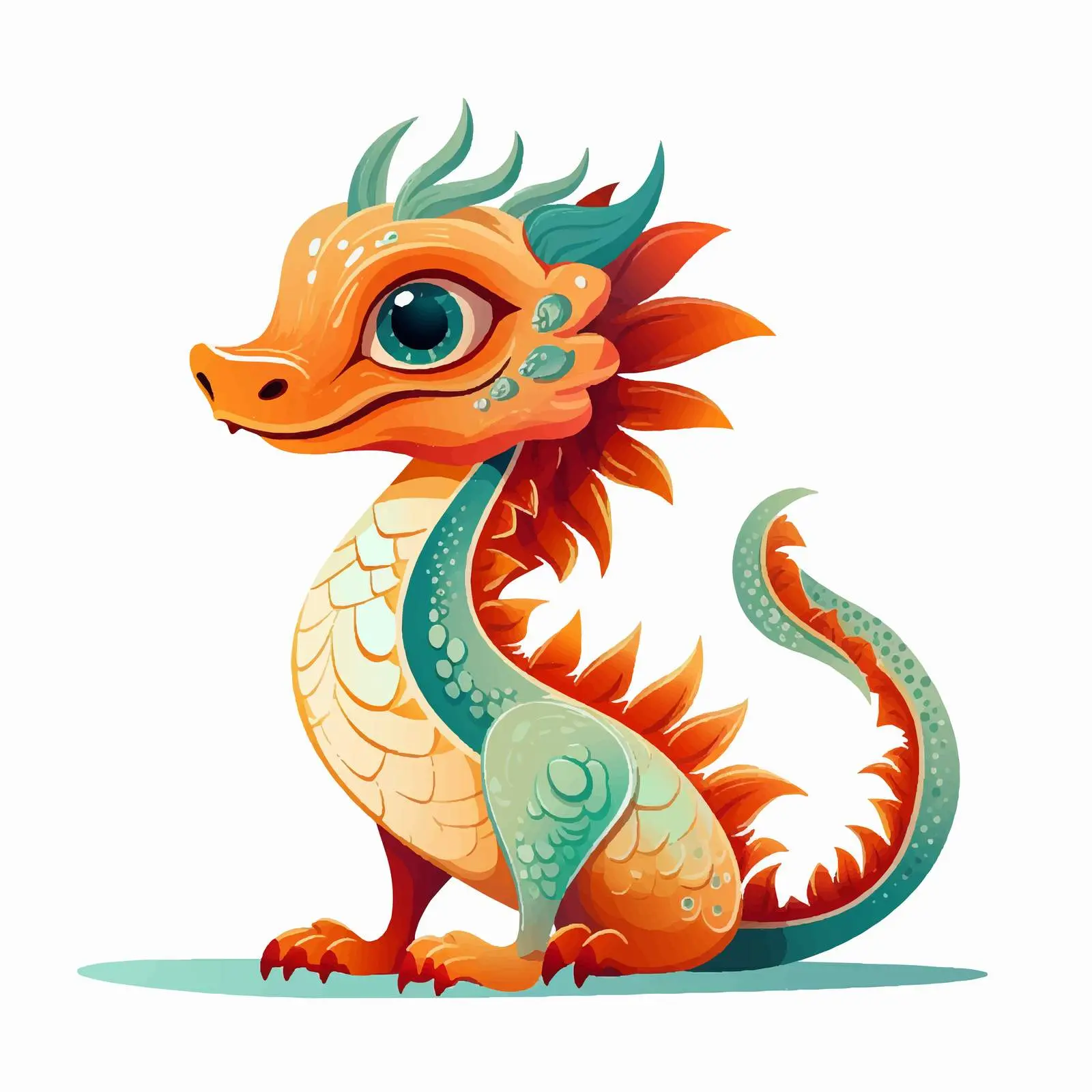 Chinese Zodiac Dragon Year Symbol Vector — free download from Dotvec