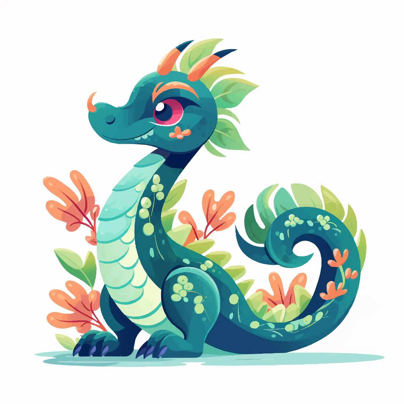 Dragon Year Symbol - Asian Chinese Zodiac Monster – free chinese zodiac image from Dotvec