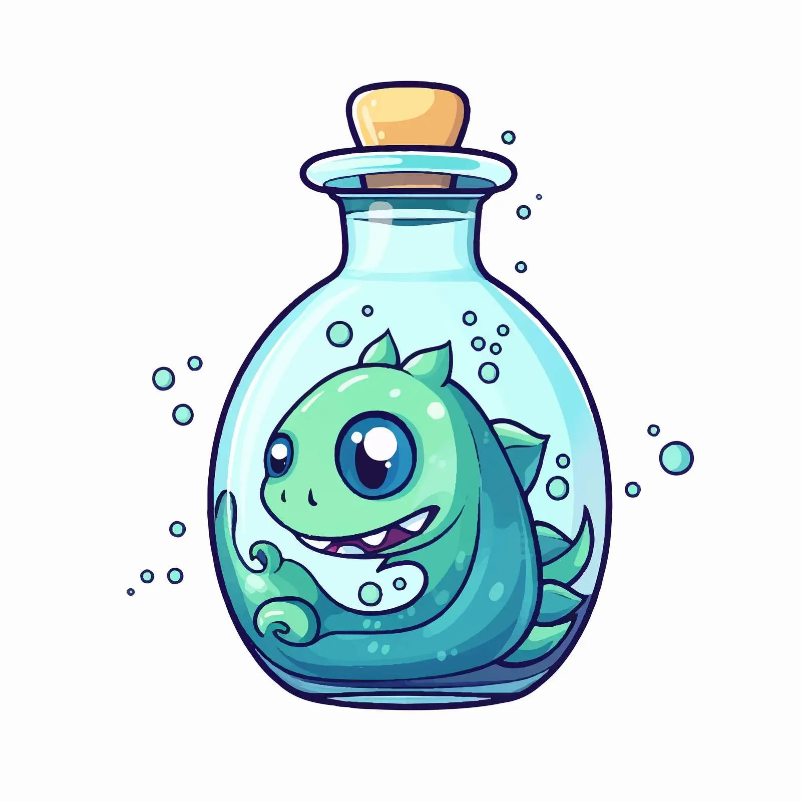 Bottle Illustration for Children's Education — free download from Dotvec