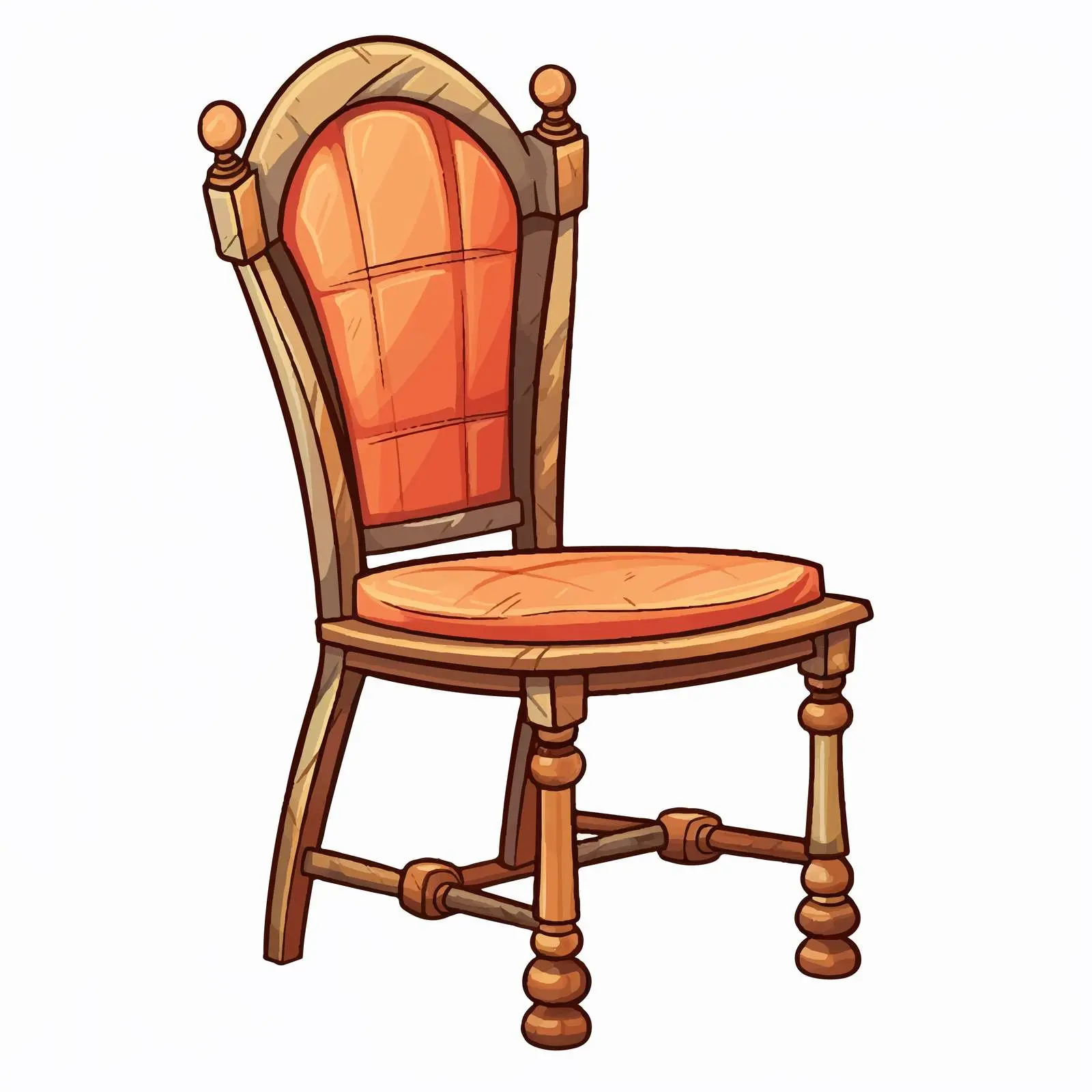 Colorful Chair Illustration for Children's Education — free download from Dotvec