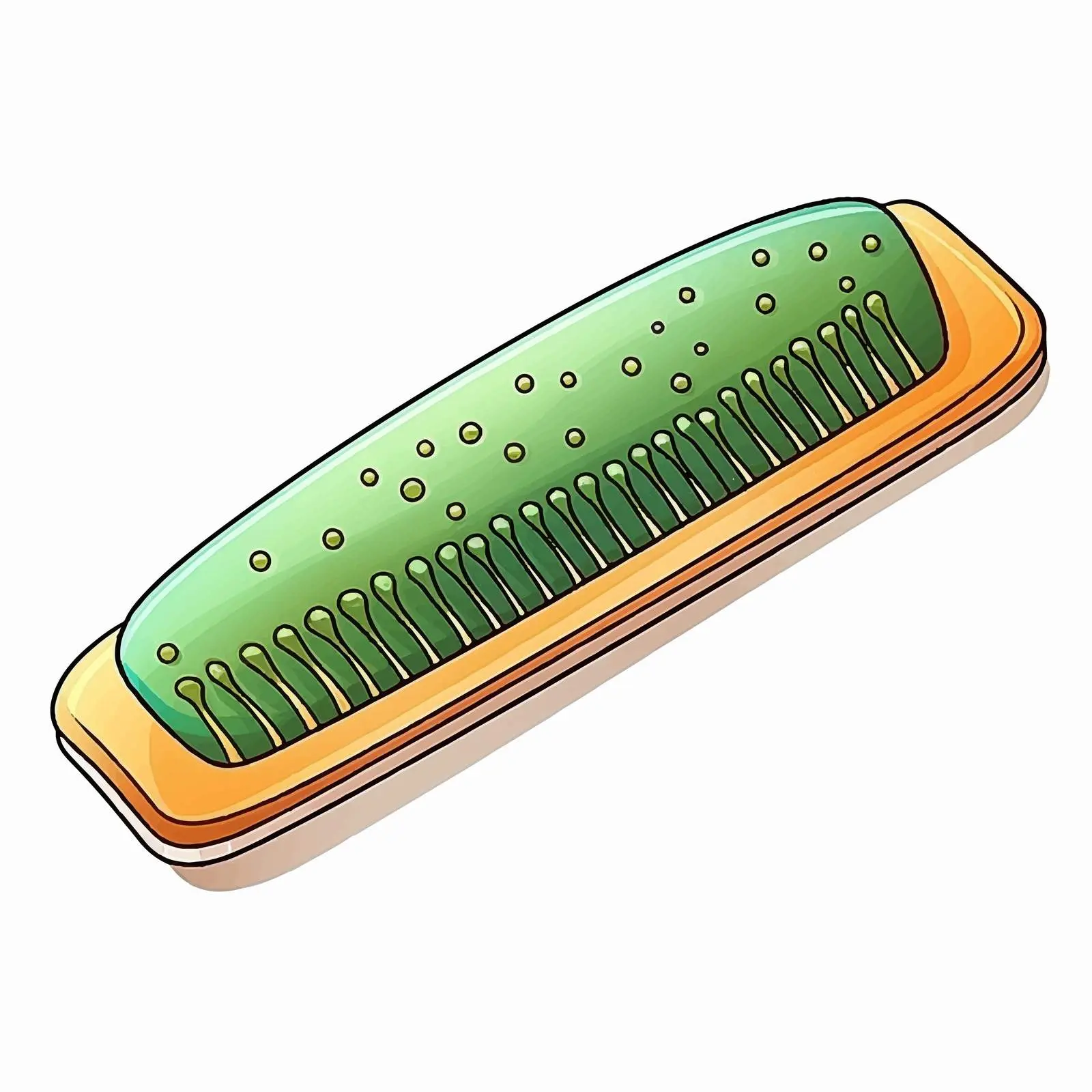Cartoon Vector Comb for Children's Education — free download from Dotvec