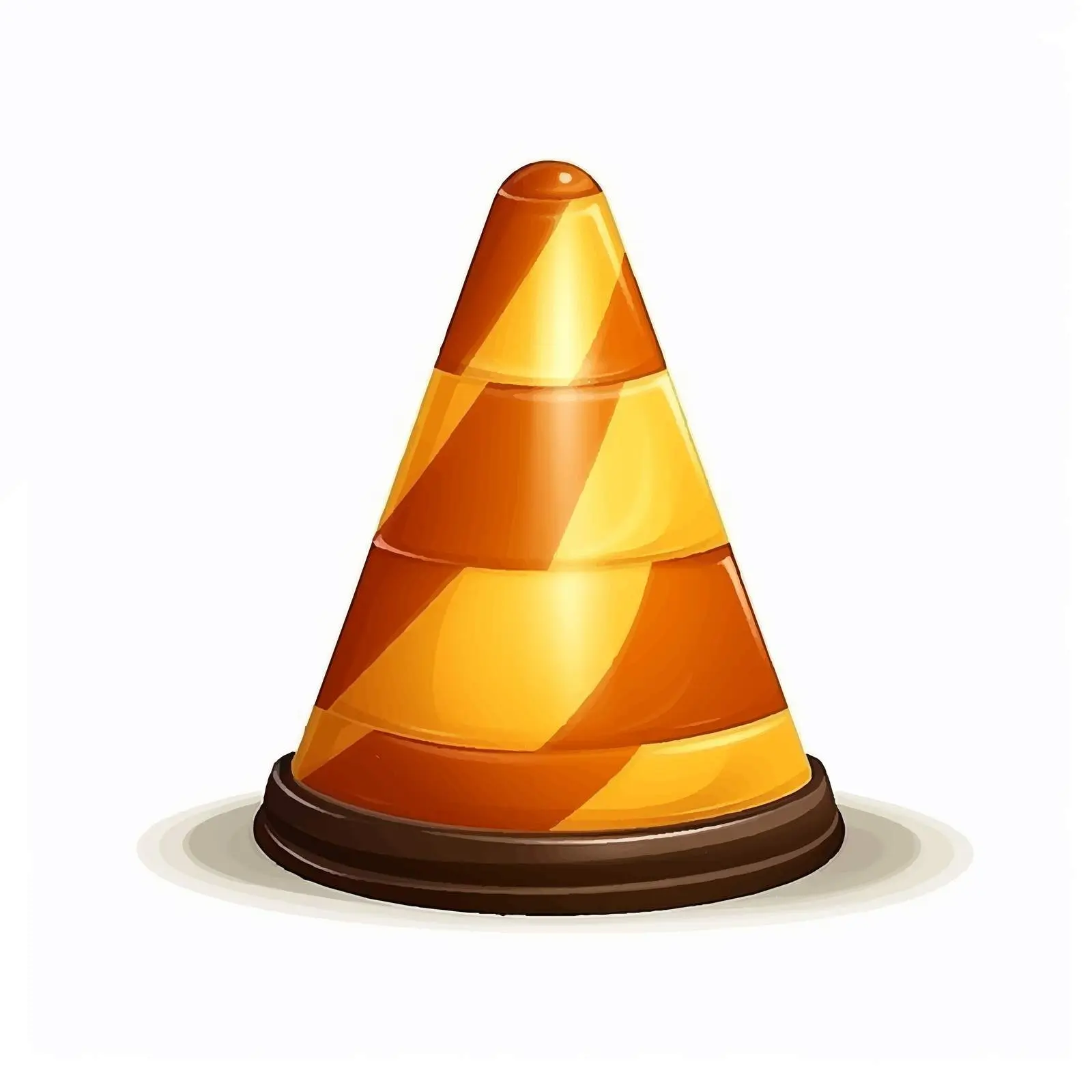 Cone Barrier Illustration for Children's Education — free download from Dotvec