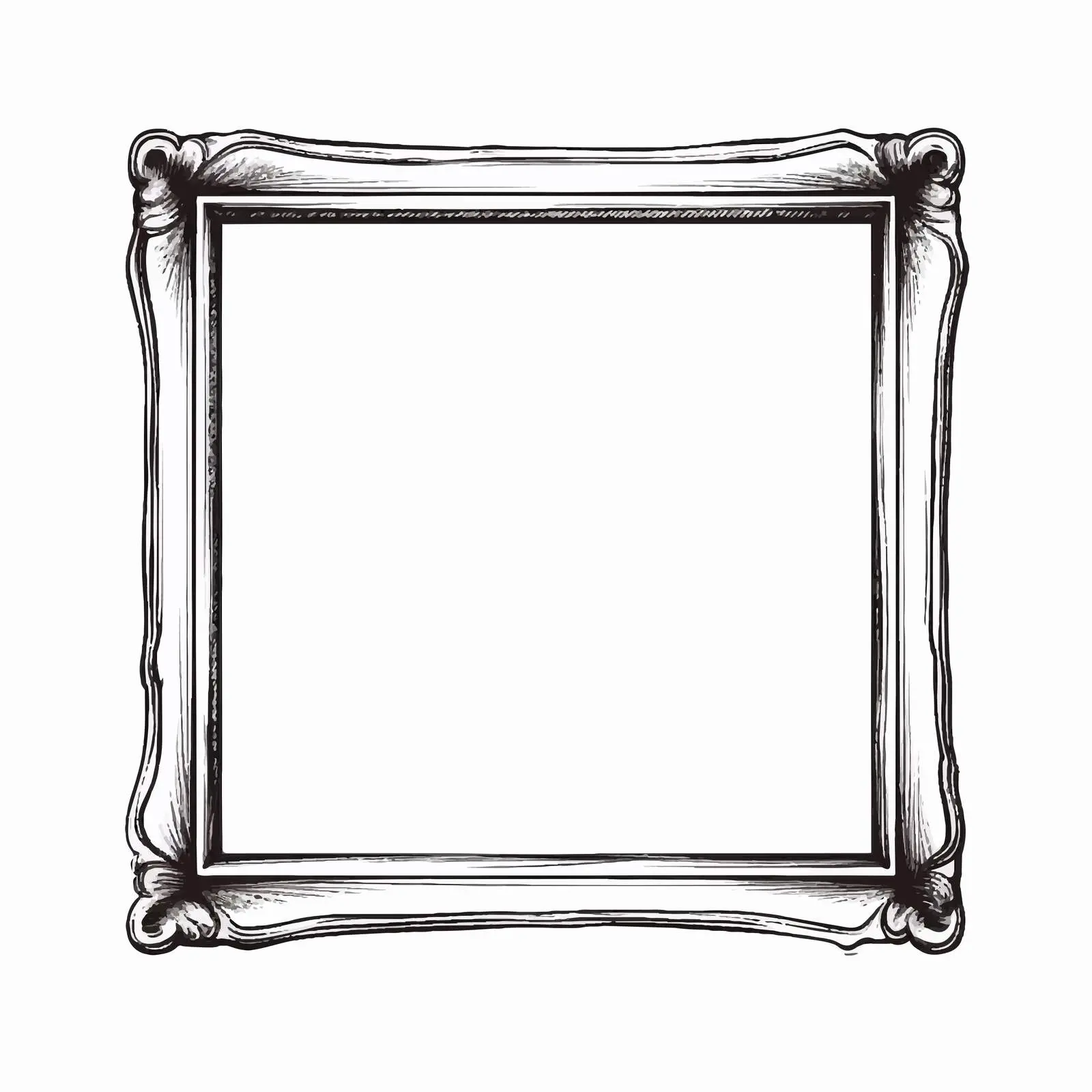 Colorful Picture Frame Illustration for Children – free decorative frames image from Dotvec