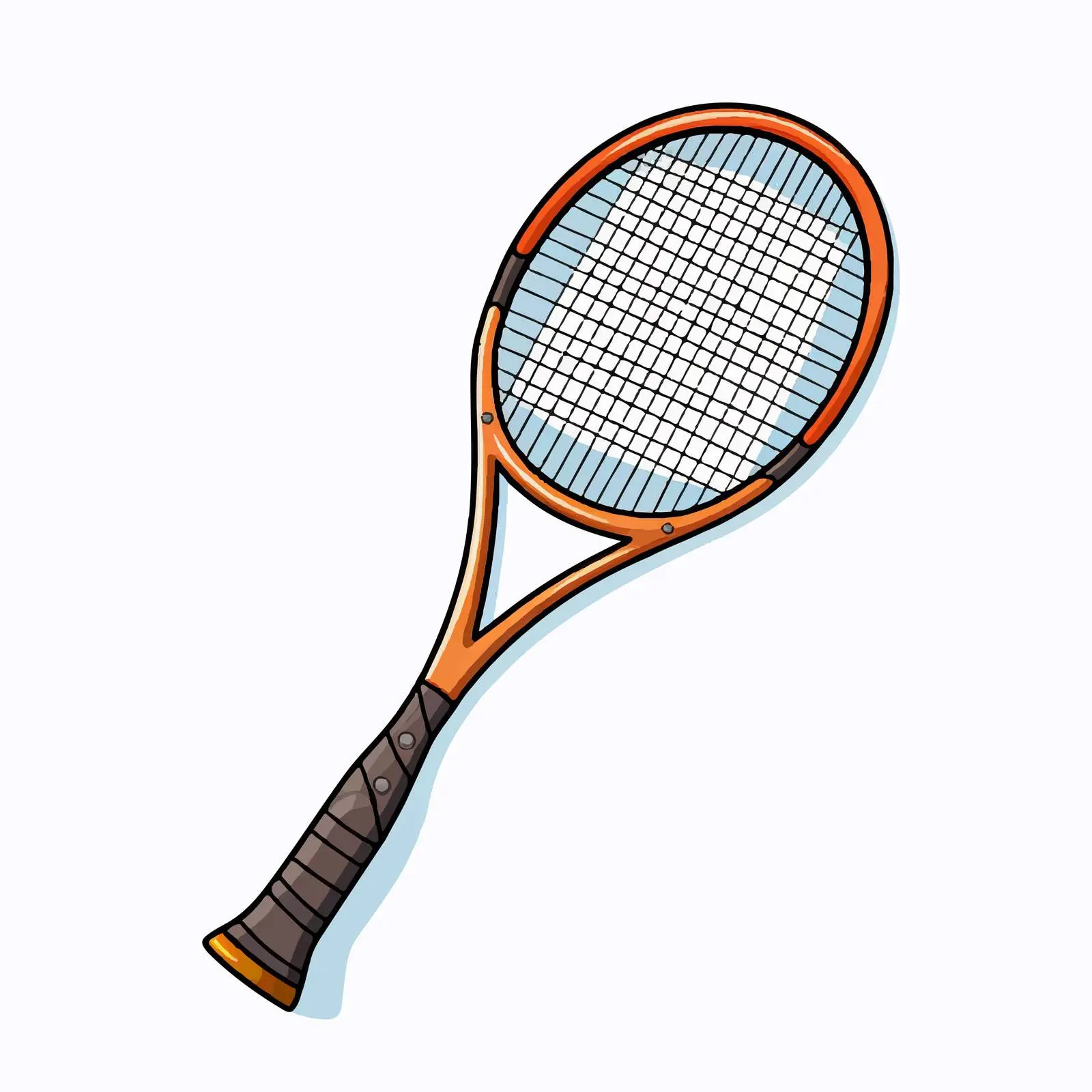 Cartoon Vector Racket for Children's Education — free download from Dotvec