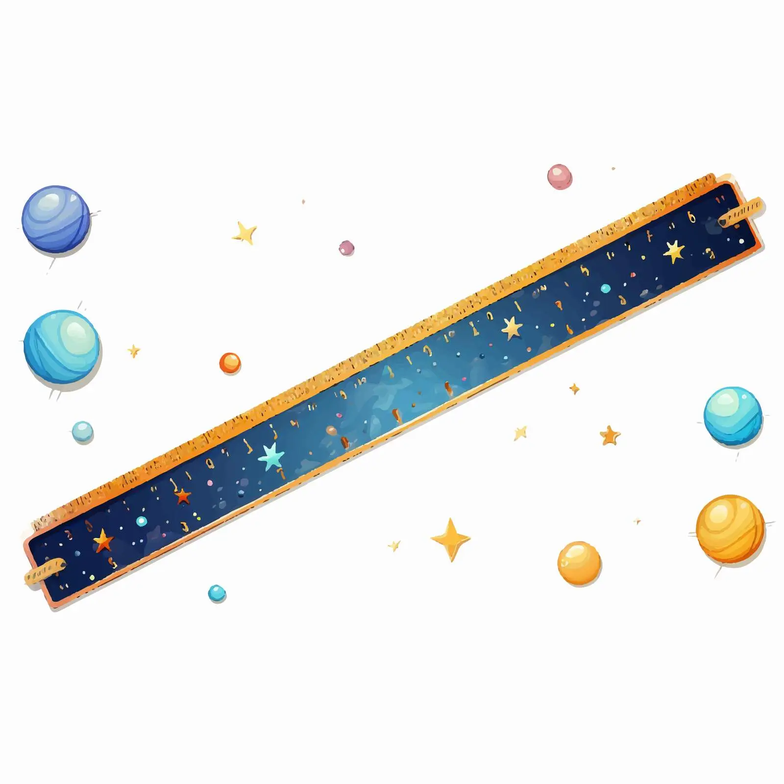 Ruler Illustration for Children's Education — free download from Dotvec