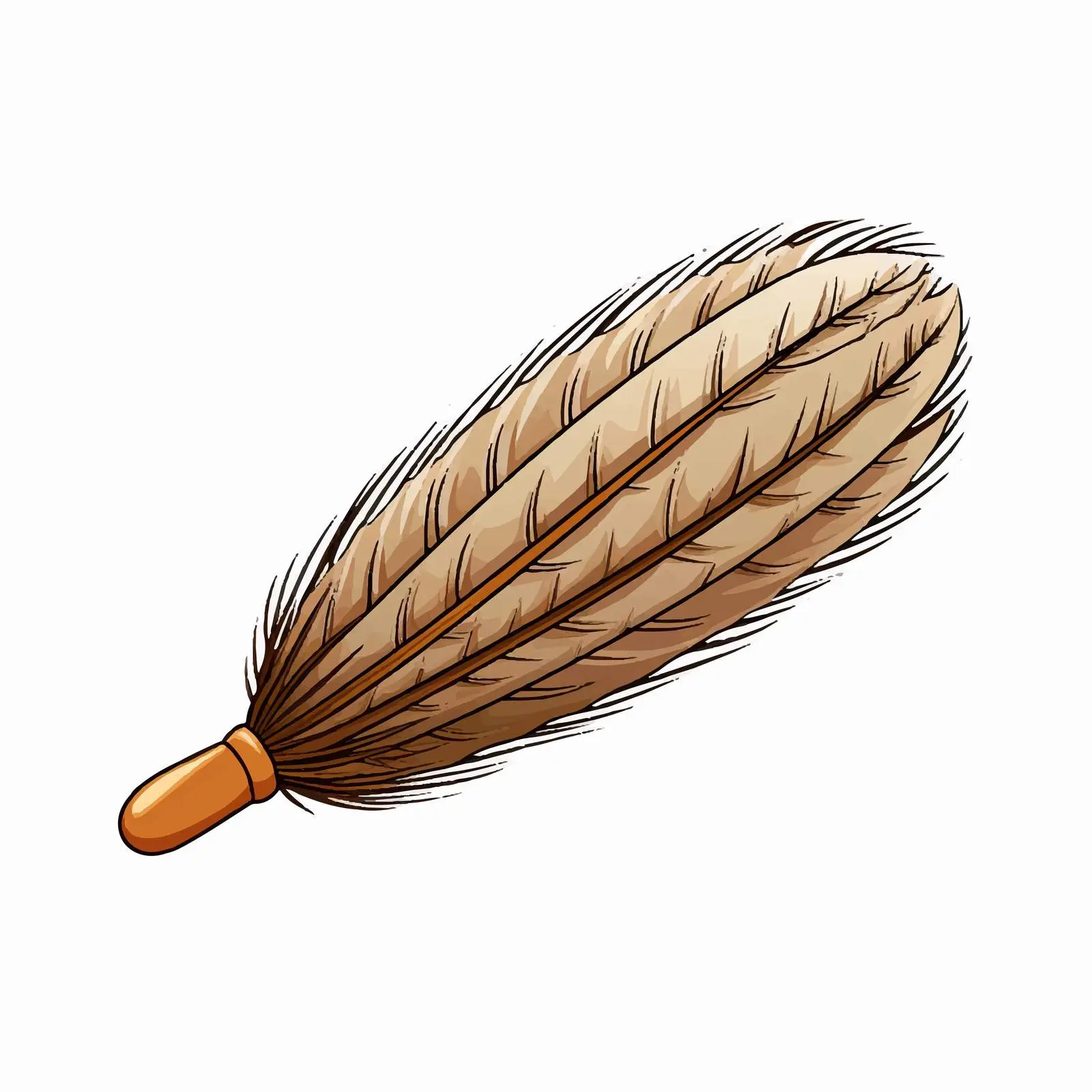 Cartoon Vector Illustration of a Shuttlecock — free download from Dotvec