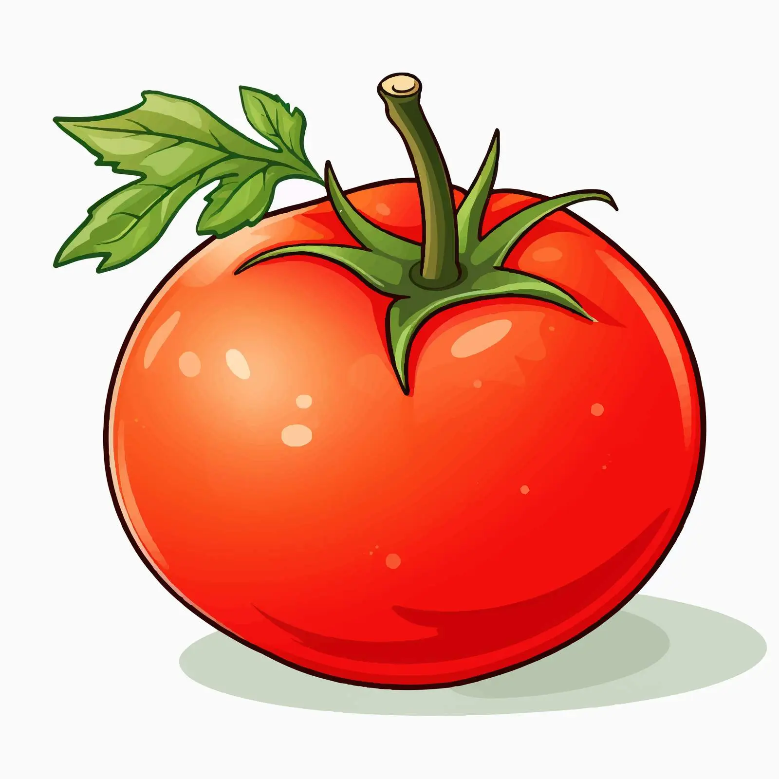 Tomato Vector Illustration for Children's Education — free download from Dotvec