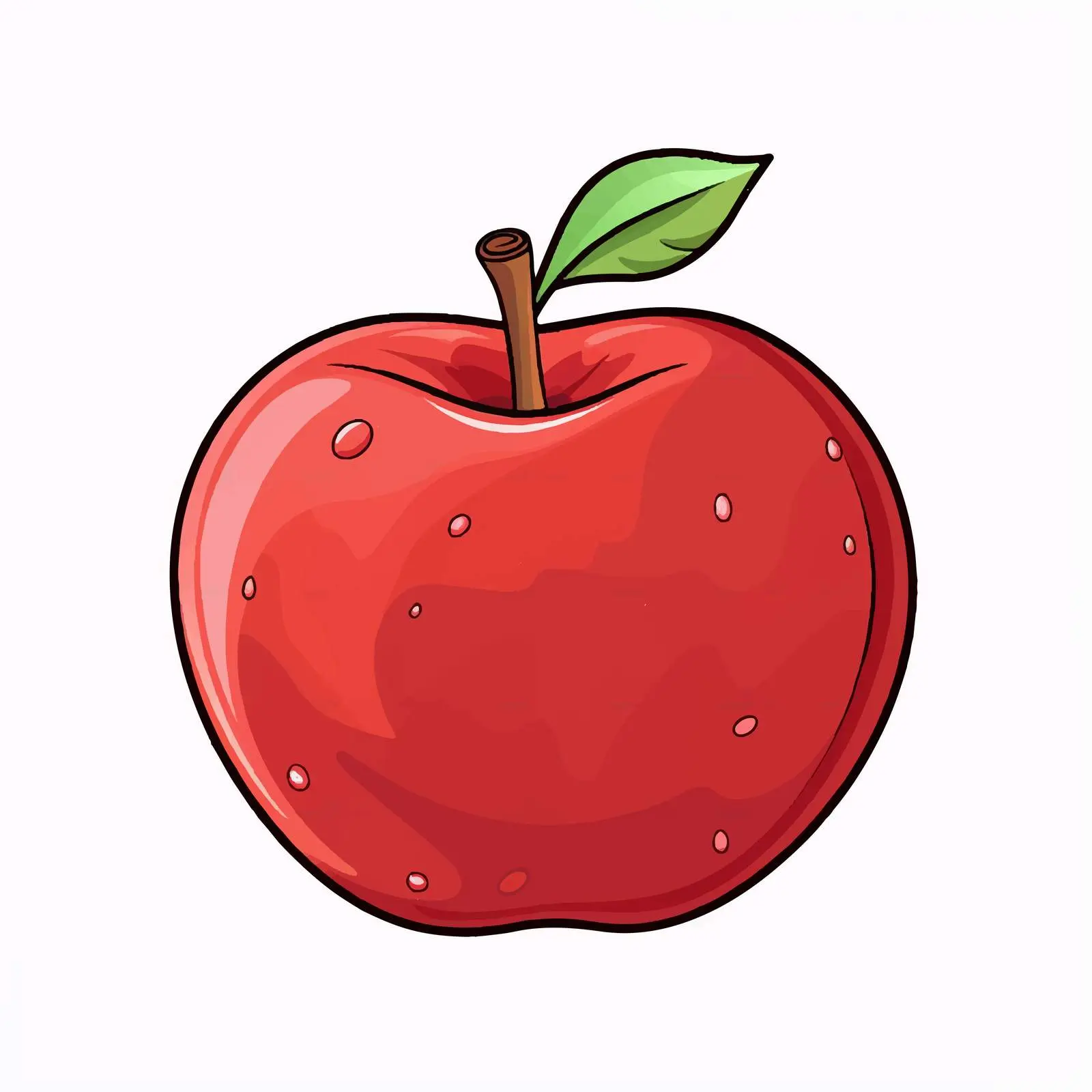 Apple Icon for Children's Educational Resources — free download from Dotvec