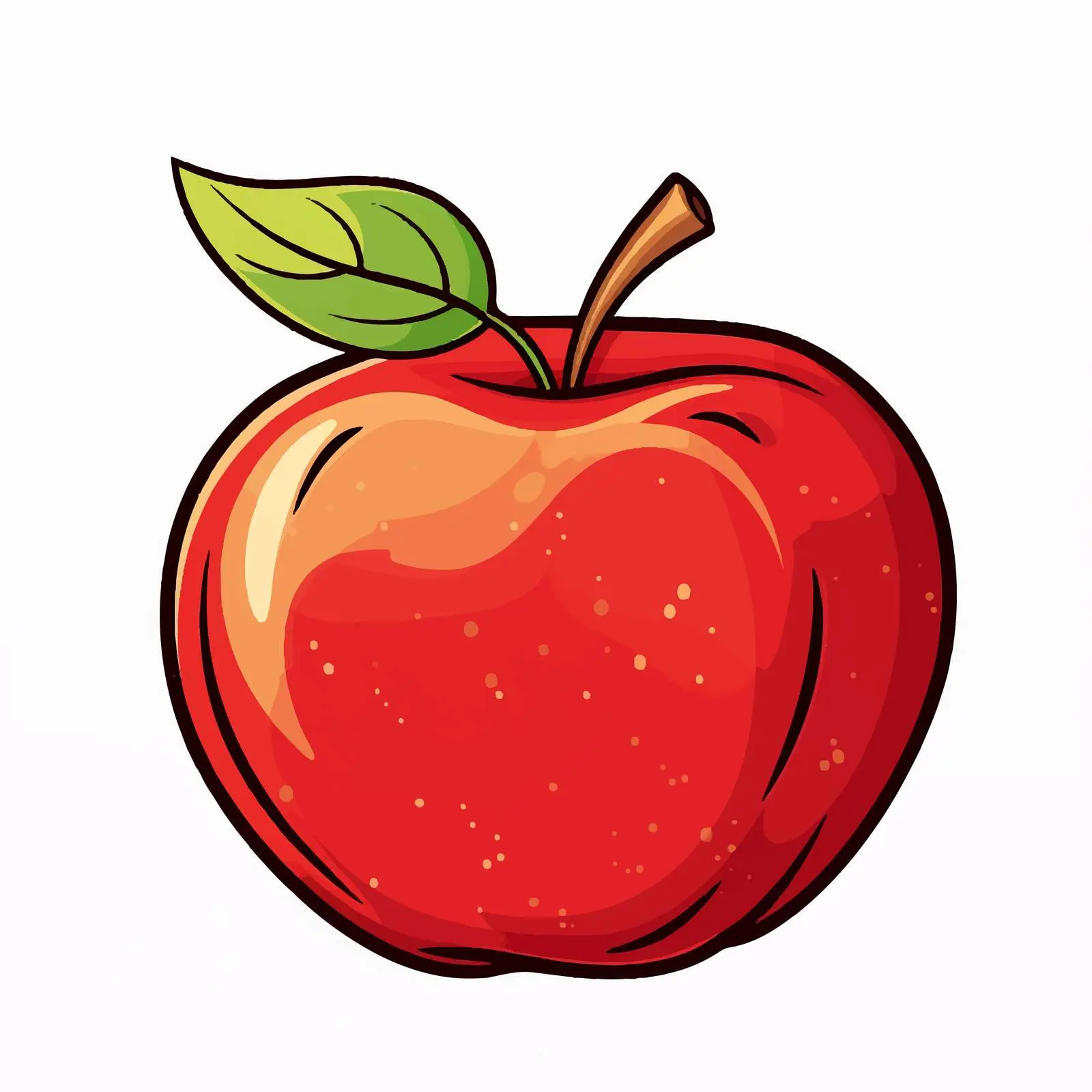 Apple Icon for Children's Education — free download from Dotvec