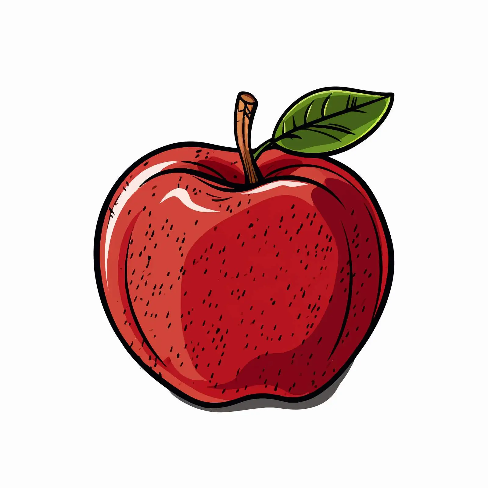 Apple Icon for Children's Education Vector — free download from Dotvec