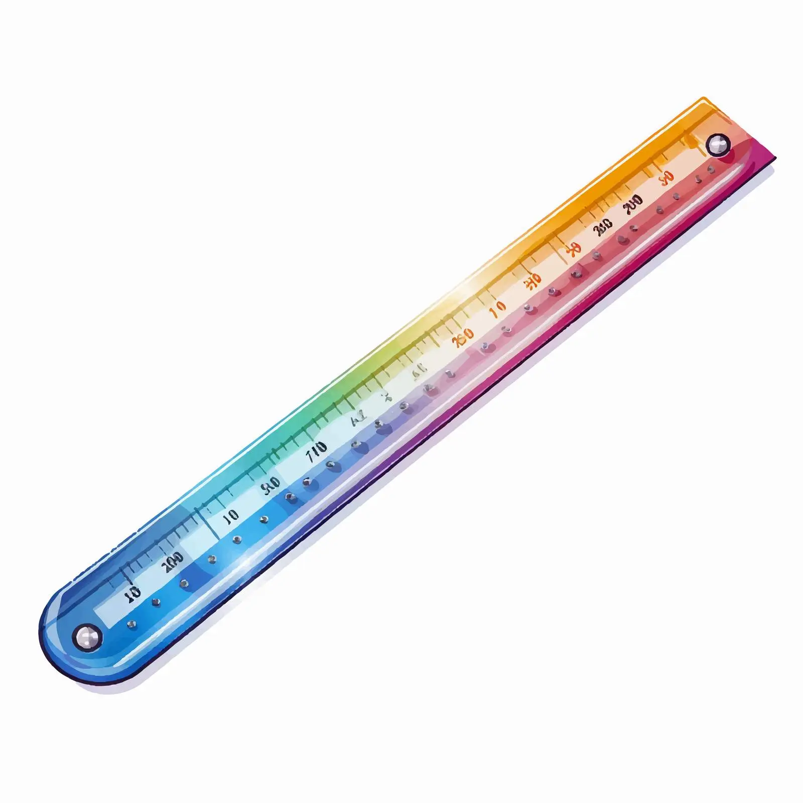 Arc Ruler Illustration for Children's Education — free download from Dotvec