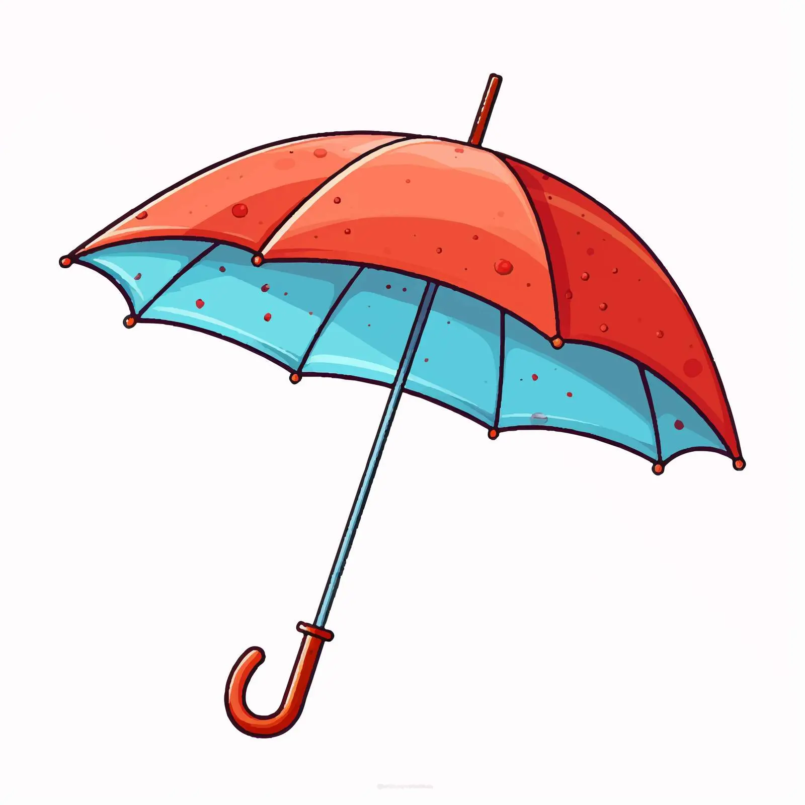 Umbrella Illustration for Children's Education — free download from Dotvec