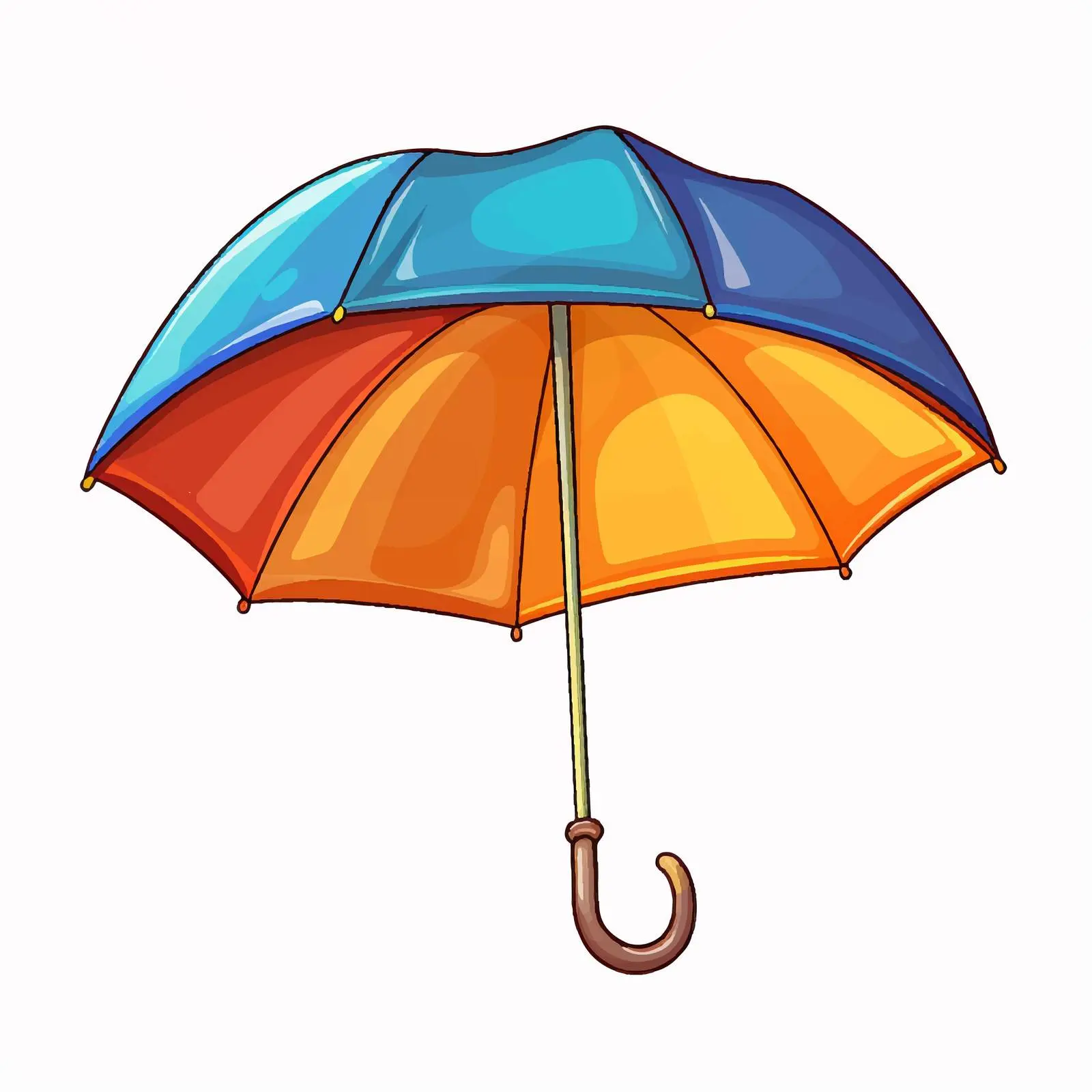 Umbrella Illustration for Children's Education — free download from Dotvec