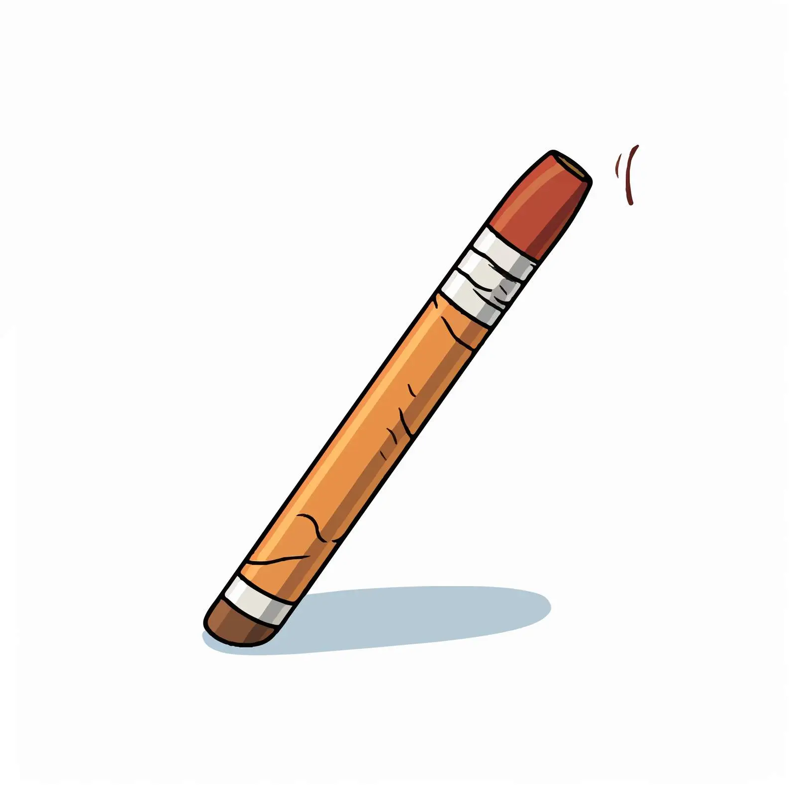 Cigarette Icon for Education and Cartoon Use – free blood image from Dotvec