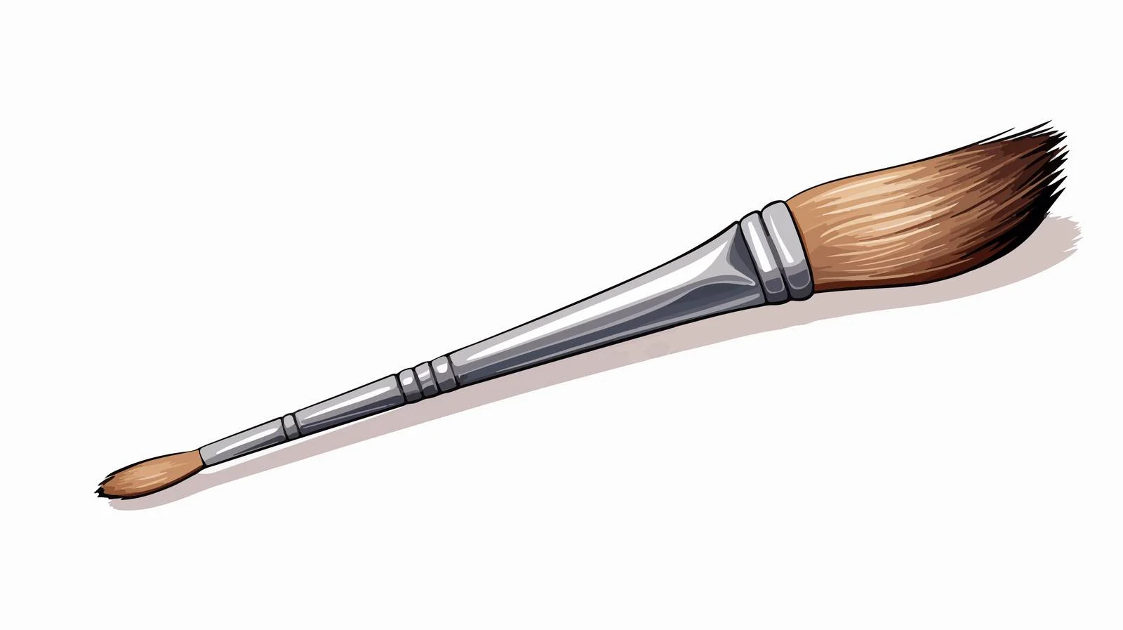 Cartoon Brush Vector Illustration — free download from Dotvec