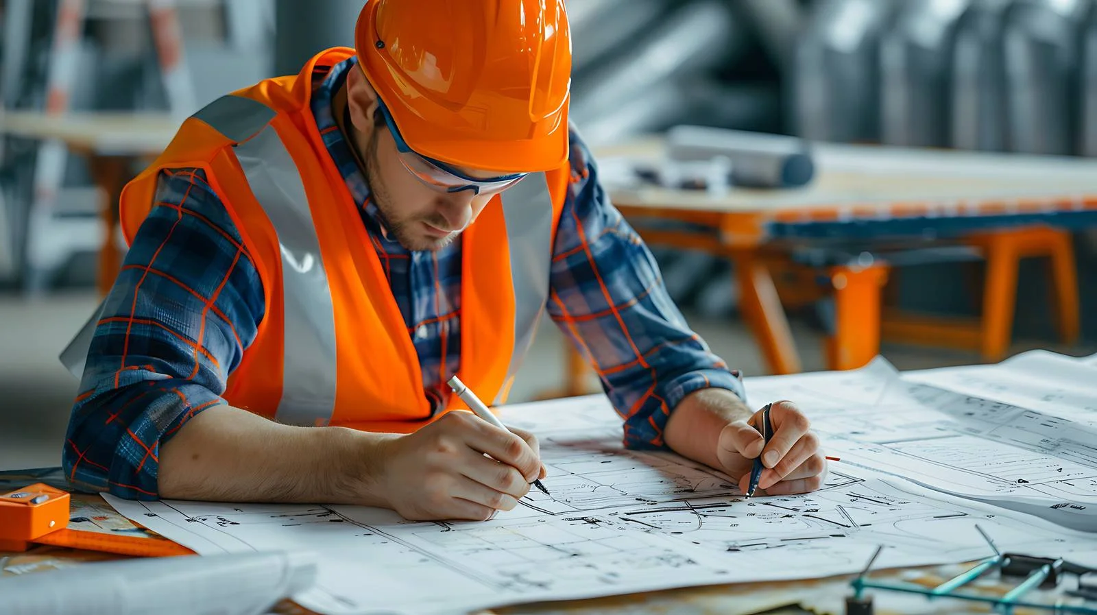 Blueprint Inspection by Engineer and Architect — free download from Dotvec