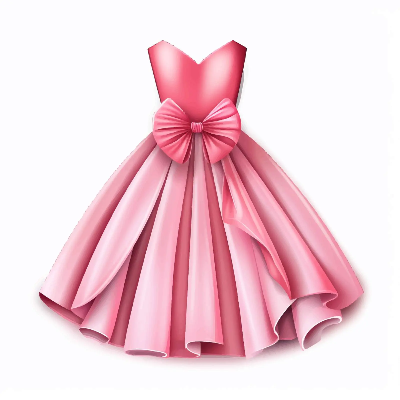 Top View Dress Illustration on White Background free images image from Dotvec