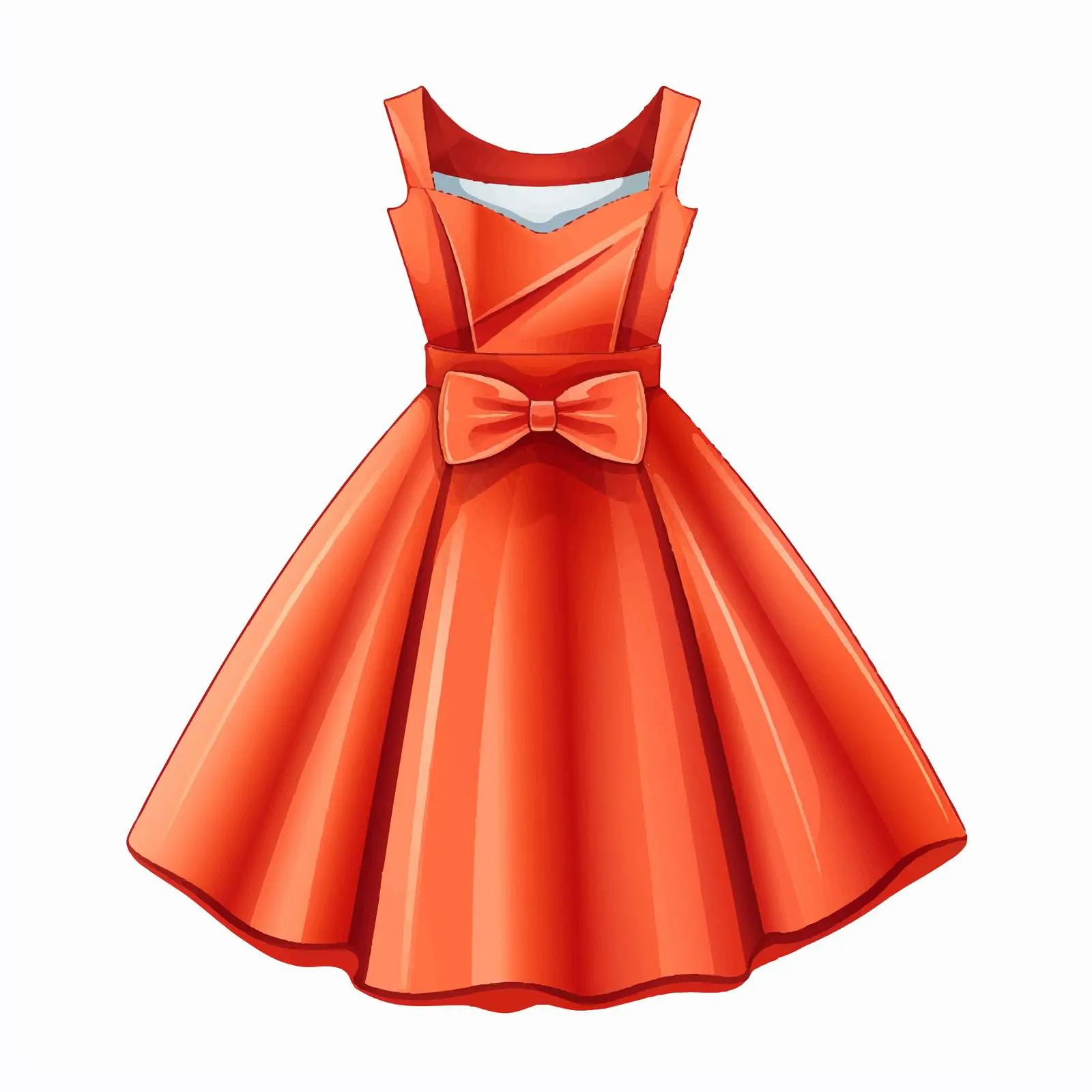 Isolated Dress Vector Illustration on White Background — free download from Dotvec