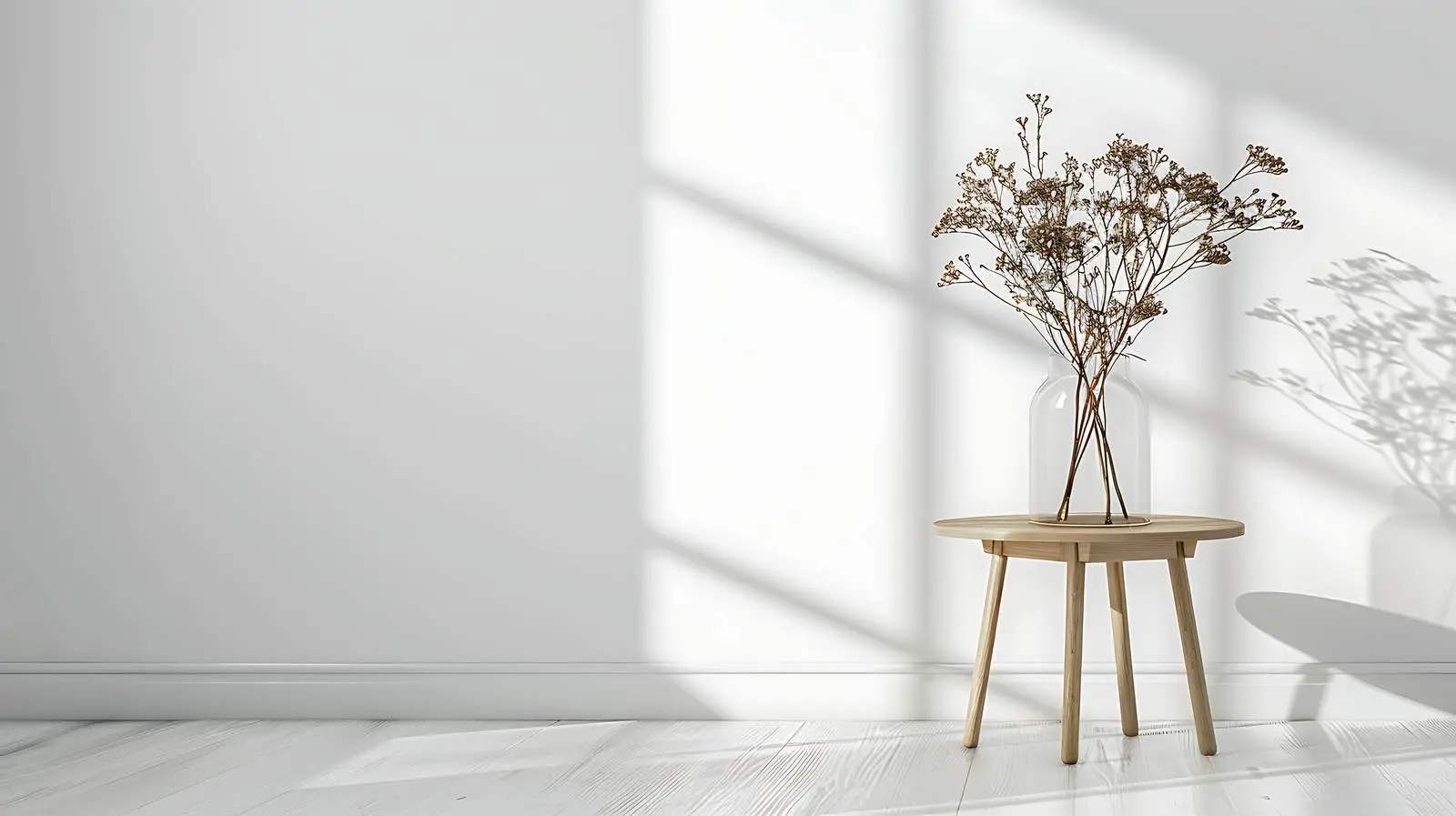 Dried Branches Bouquet in Glass Vase — free download from Dotvec