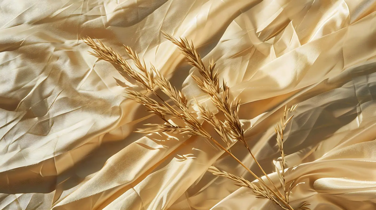 Dried Grass Stem in Soft Sunlight and Shadows — free download from Dotvec