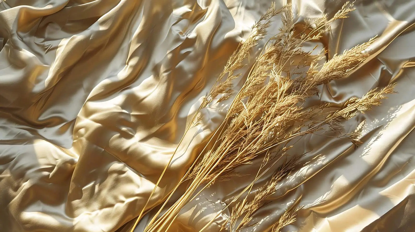 Dried Grass Stem in Soft Sunlight and Shadows — free download from Dotvec