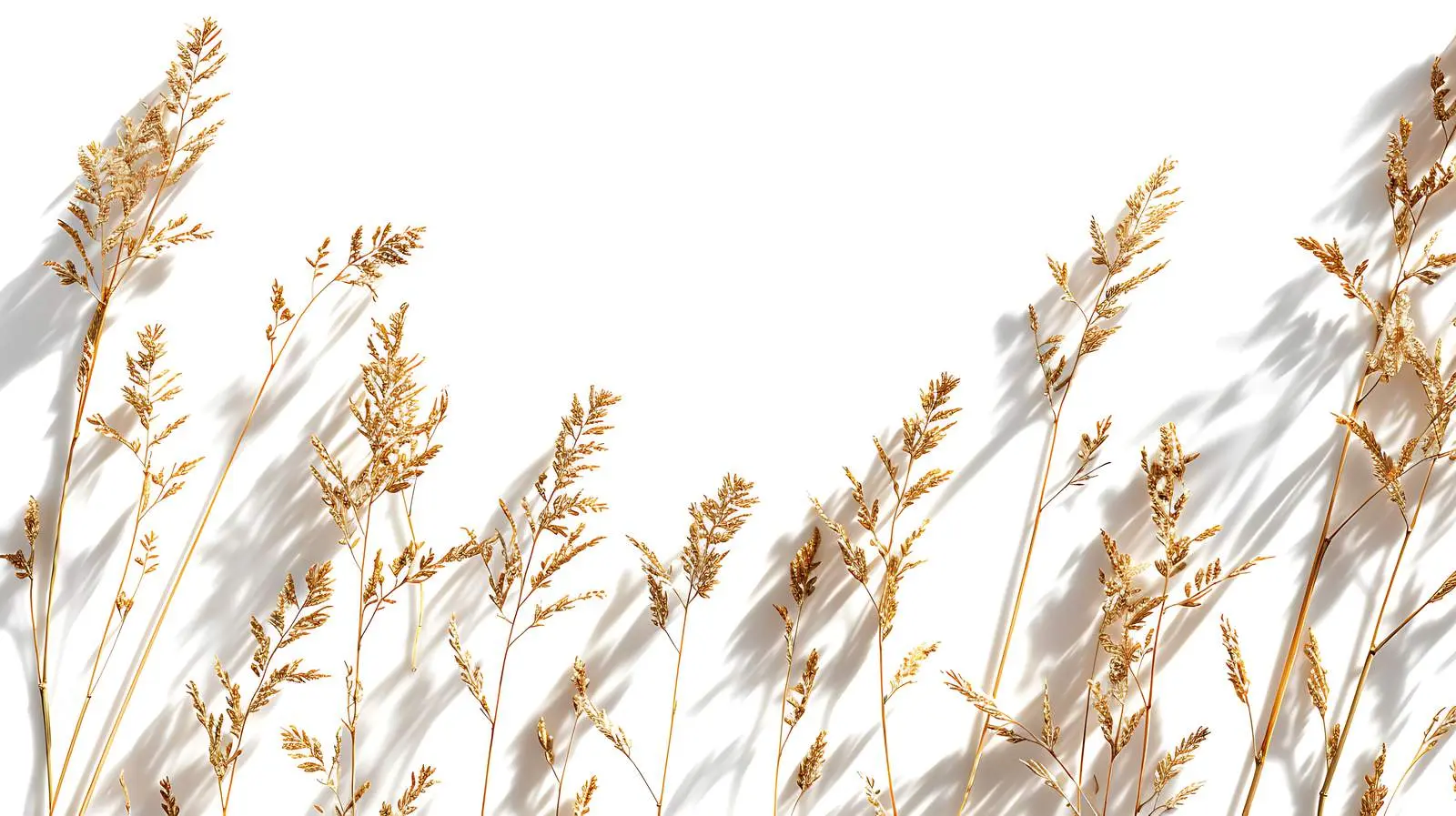 Dried Grass Stems Pattern with Sunlight Shadows — free download from Dotvec