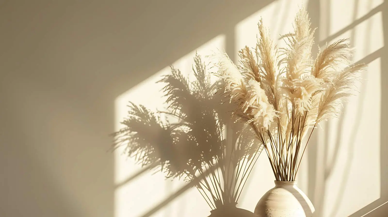 Dried Pampas Grass Bouquet in Stylish Vase – free dried pampas grass image from Dotvec