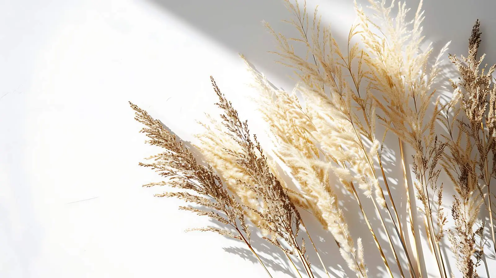 Dried Pampas Grass Bouquet in Sunlight – free dried pampas grass image from Dotvec