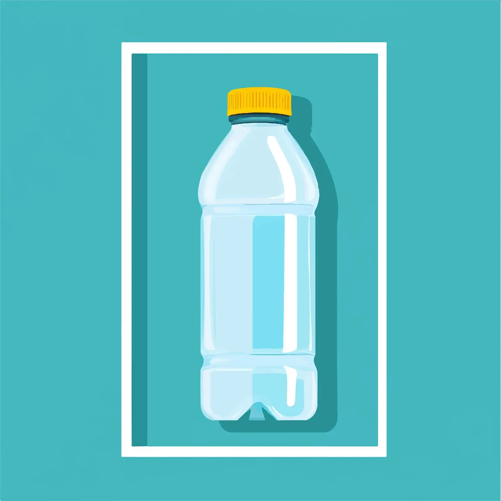 Flat Vector Drink Water Bottle Illustration — free download from Dotvec