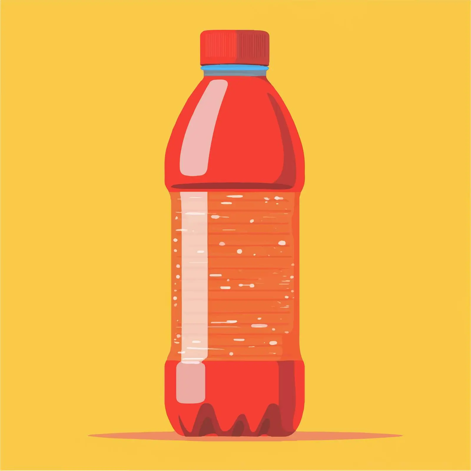 Flat Vector Water Bottle Illustration — free download from Dotvec