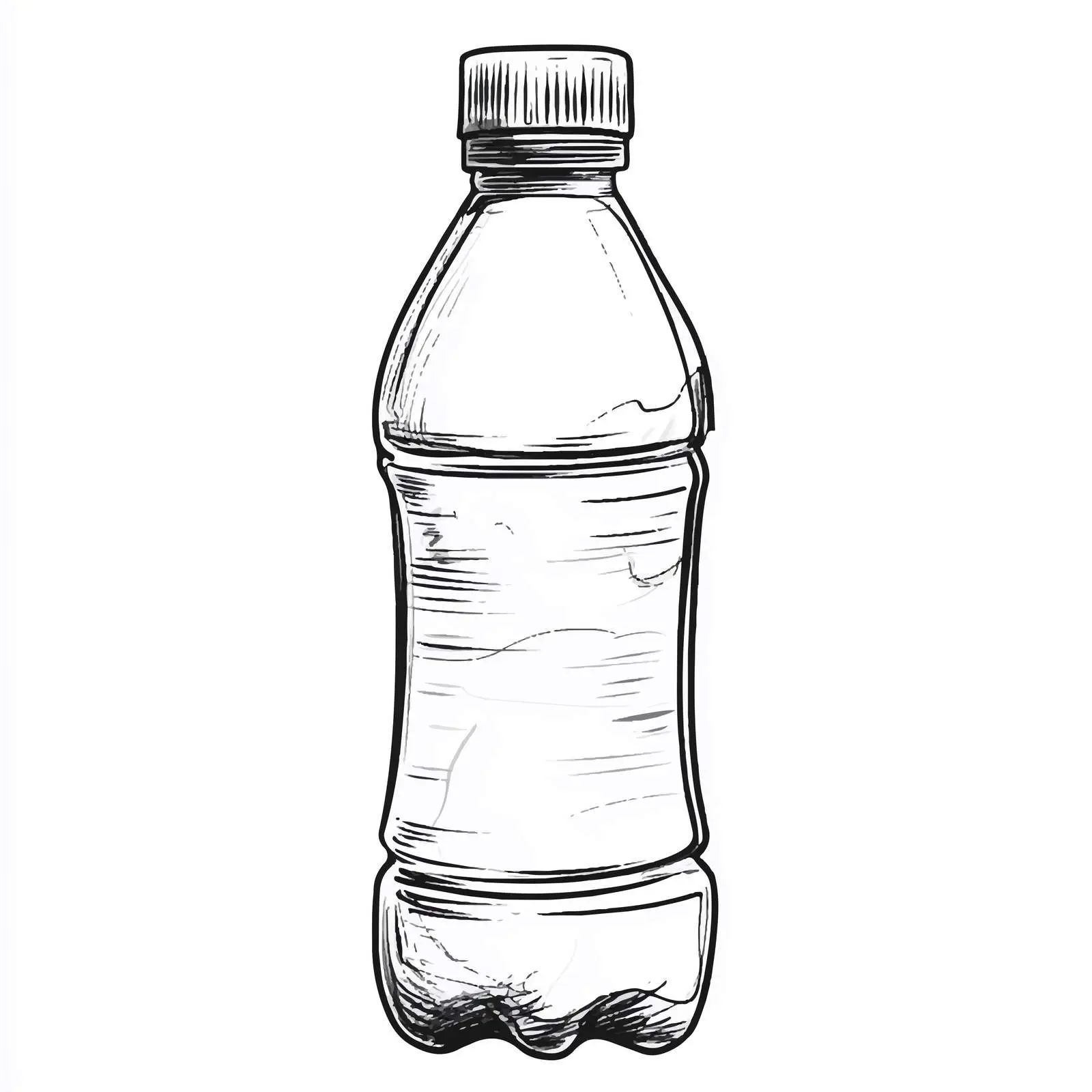 Cartoon Vector Drinking Water Bottle — free download from Dotvec