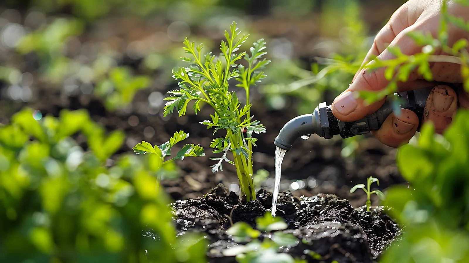 Efficient drip irrigation system for water conservation — free download from Dotvec