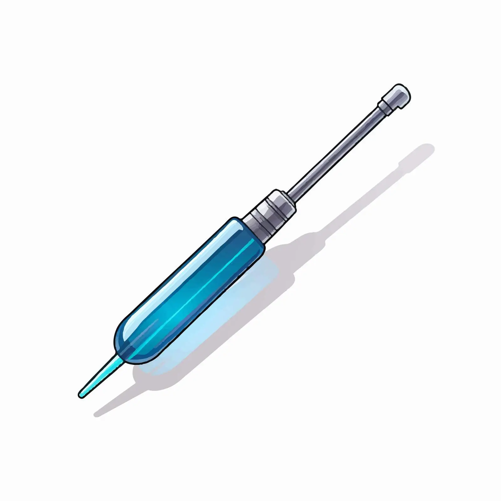 Cartoon Vector Illustration of Dropper Pipette — free download from Dotvec