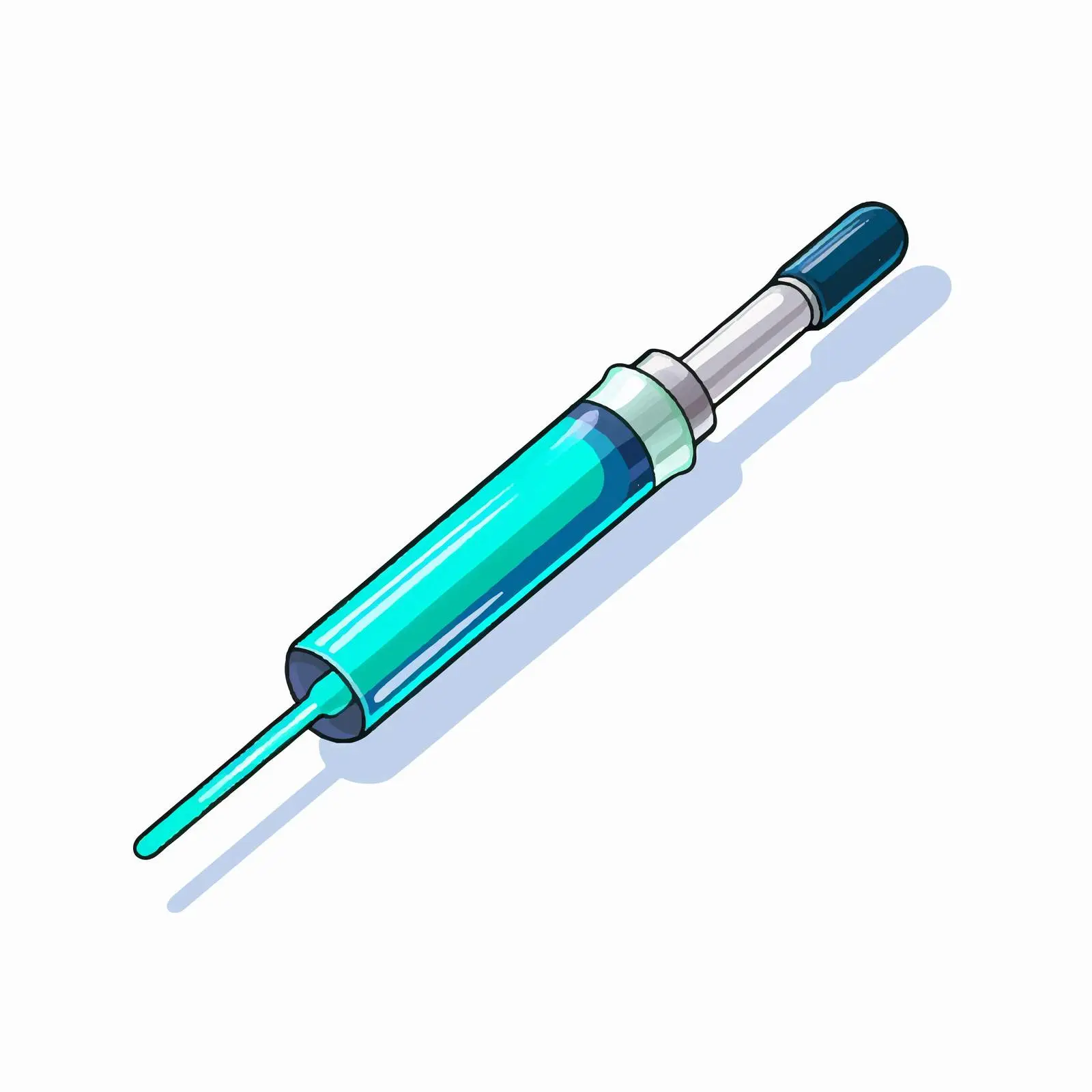 Cartoon Dropper Pipette Vector Illustration – free fluid image from Dotvec