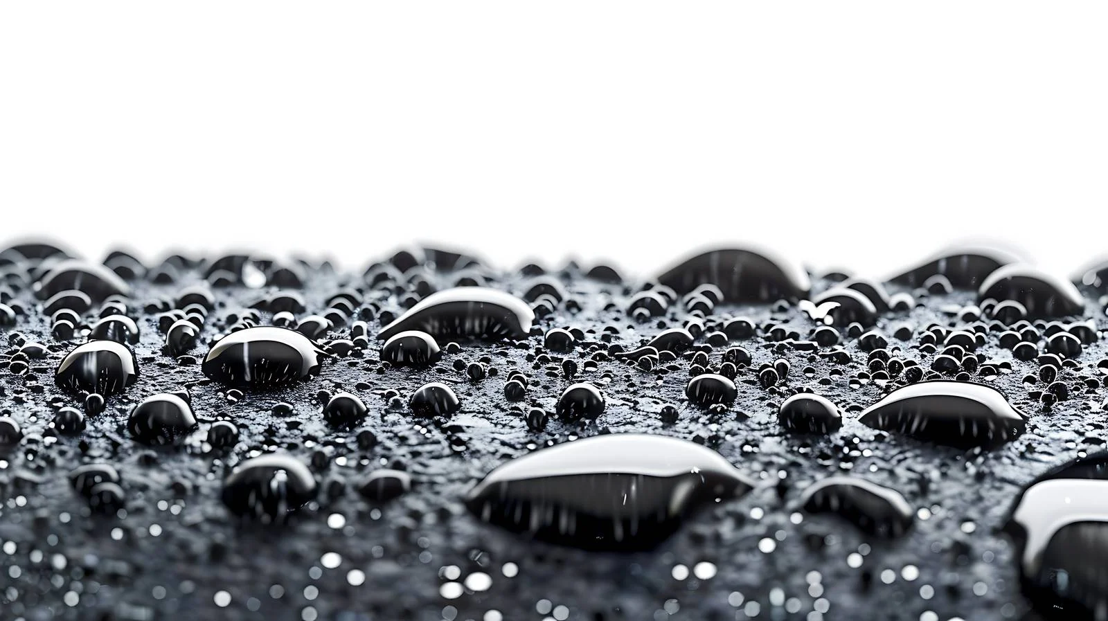 Fuel Drops Spilled on Asphalt Surface — free download from Dotvec