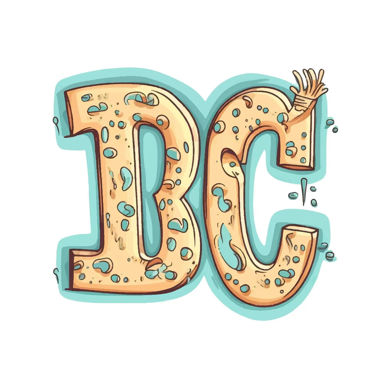 Cartoon Style Dry Cough Illustration on White Background — free download from Dotvec