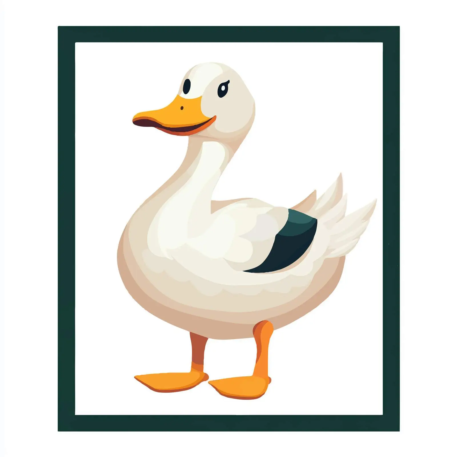 Duck Cartoon Vector Illustration — free download from Dotvec